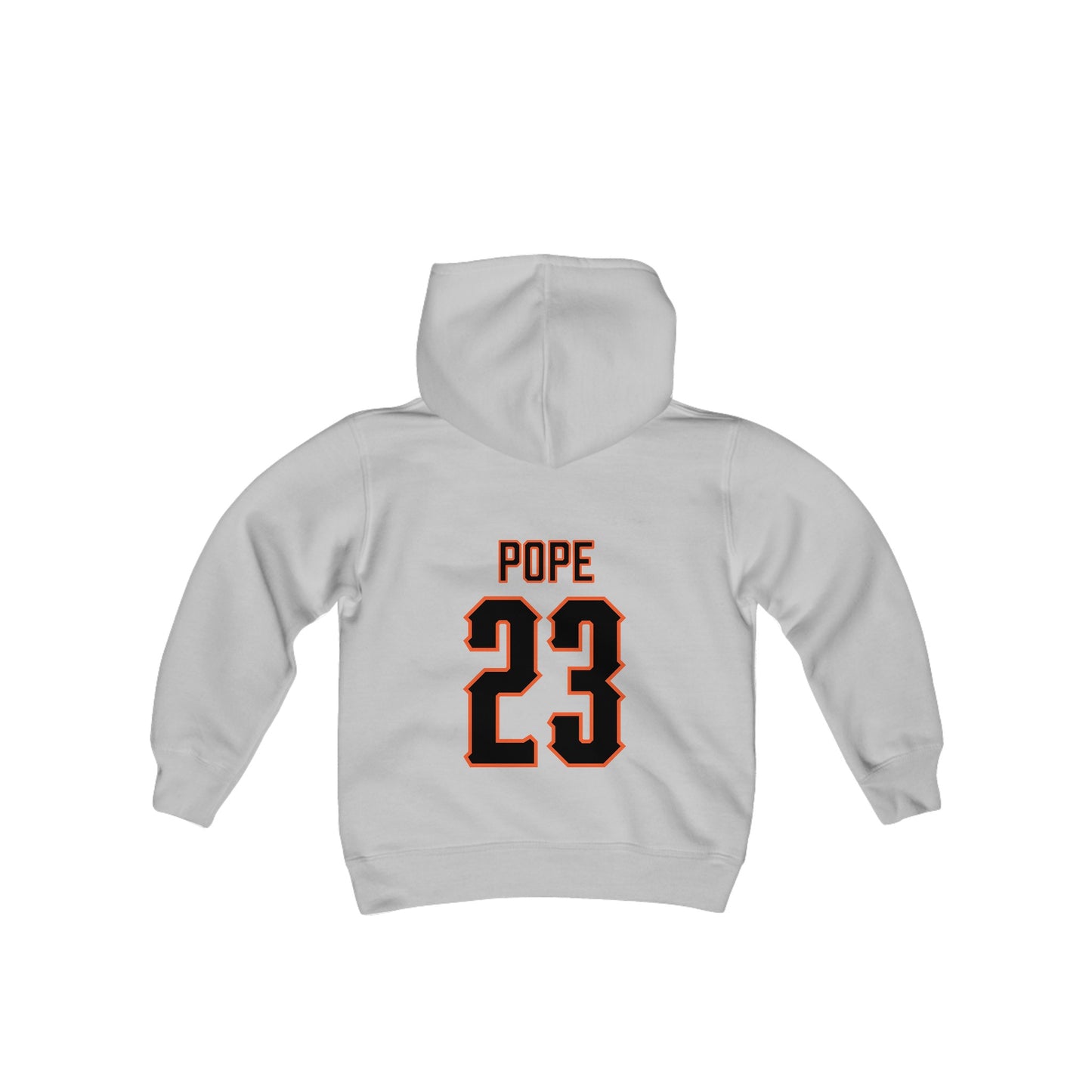 Youth Jalen Pope #23 Cursive Cowboys Hoodie