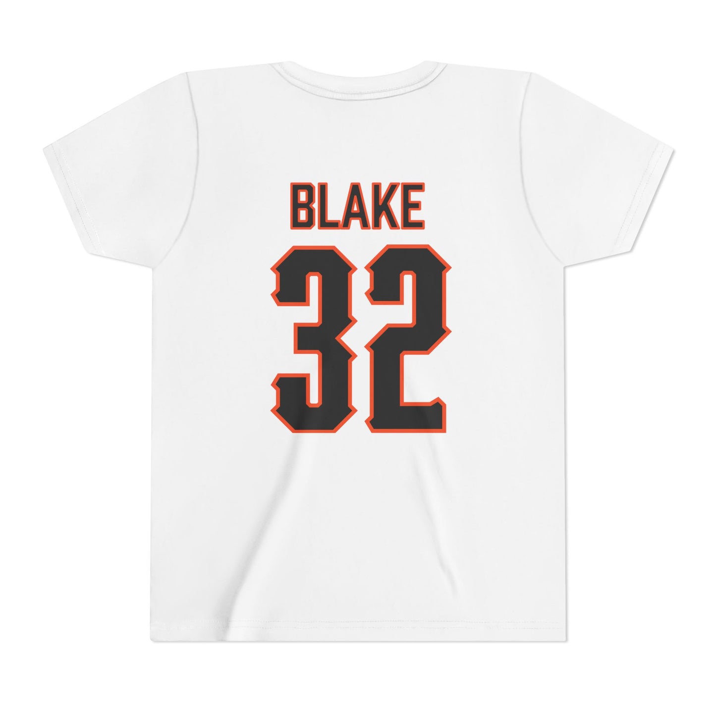 Youth Drew Blake #32 Cursive Cowboys T-Shirt