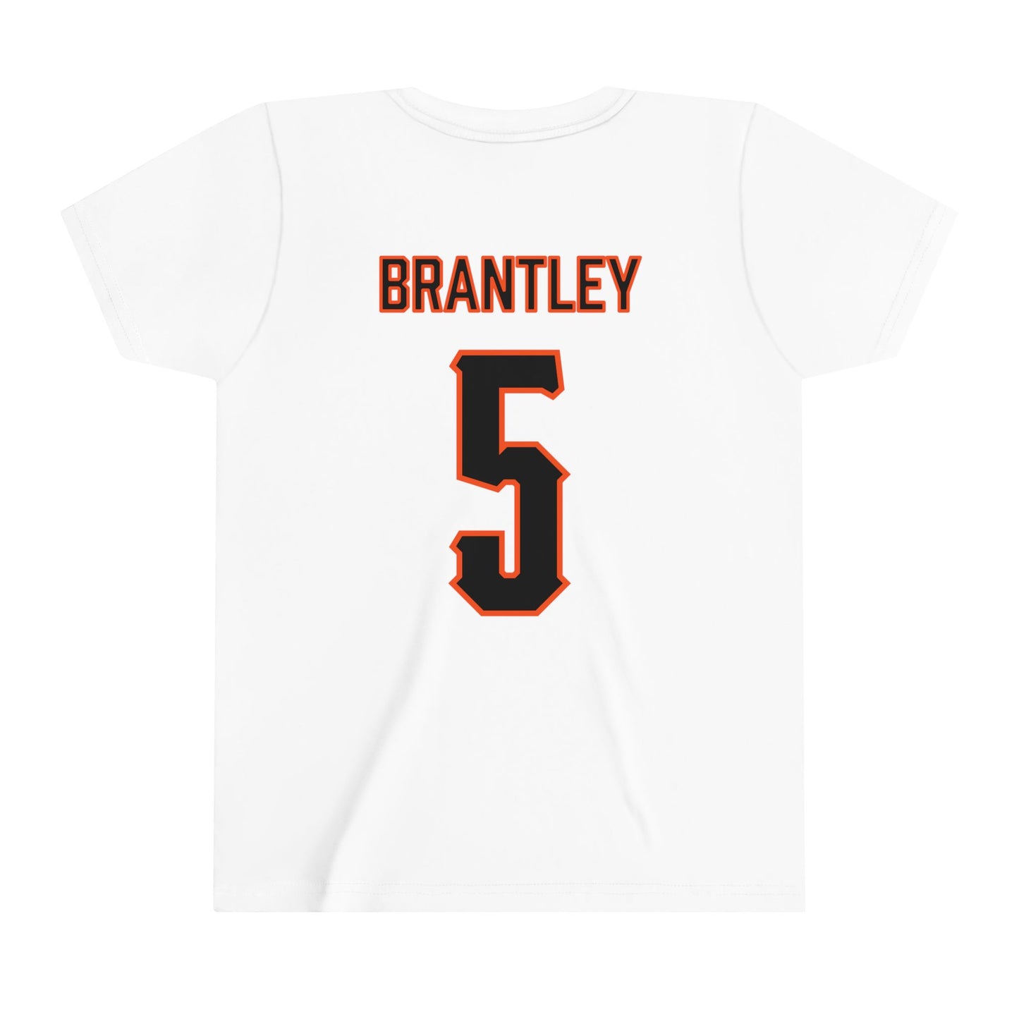 Youth Khalil Brantley #5 Cursive Cowboys T-Shirt