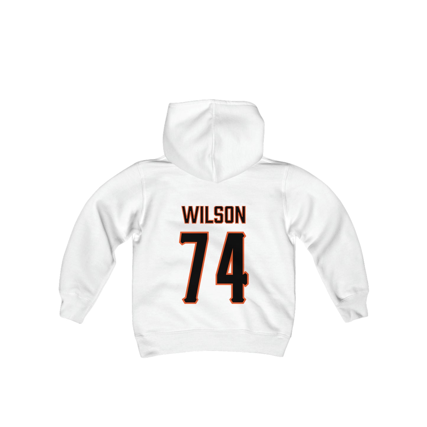 Preston Wilson #74 Cursive Cowboys Youth Hoodie