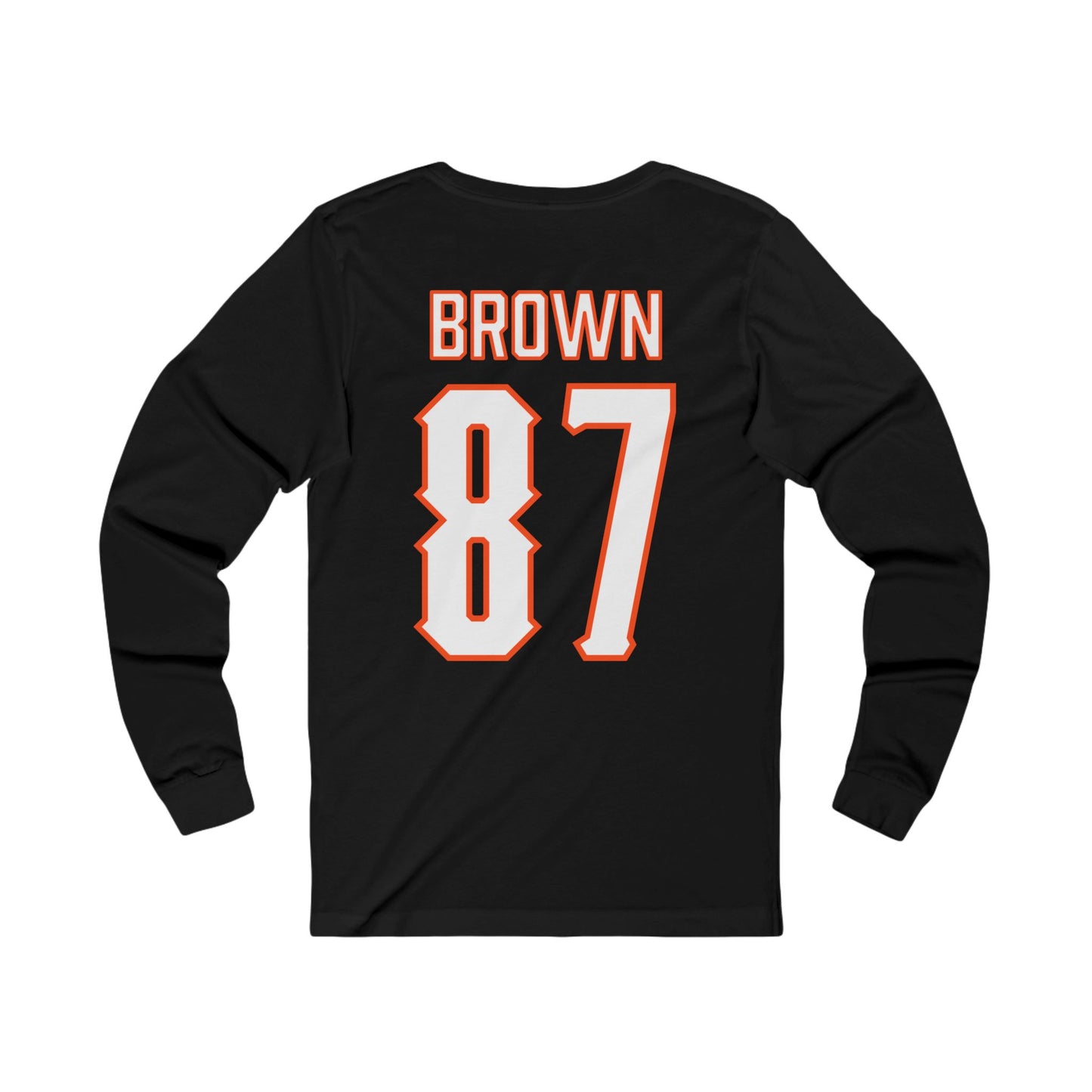 DeSean Brown #87 Cursive Cowboys Long Sleeve