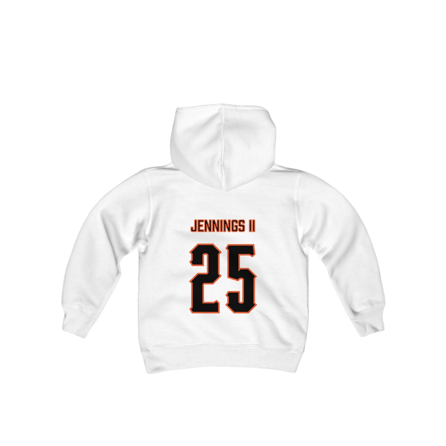 Youth Robert Jennings II #25 Cursive Cowboys Hoodie