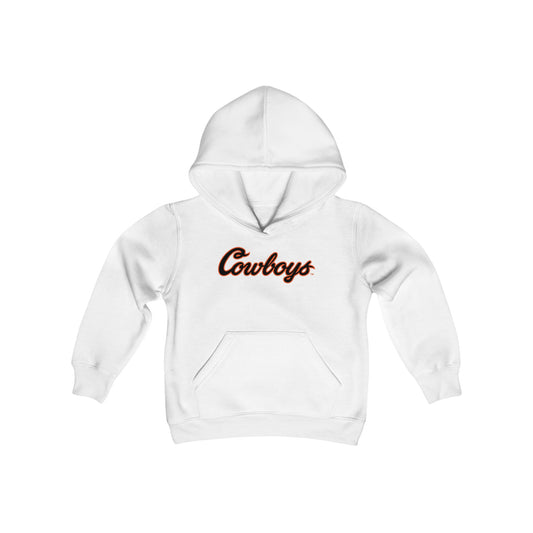 Youth Jamyron Keller #14 Cursive Cowboys Hoodie