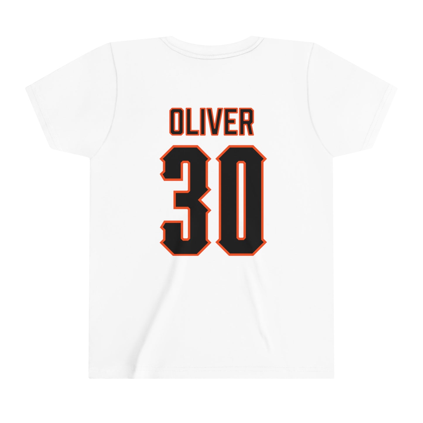 Youth Collin Oliver #30 Cursive Cowboys T-Shirt