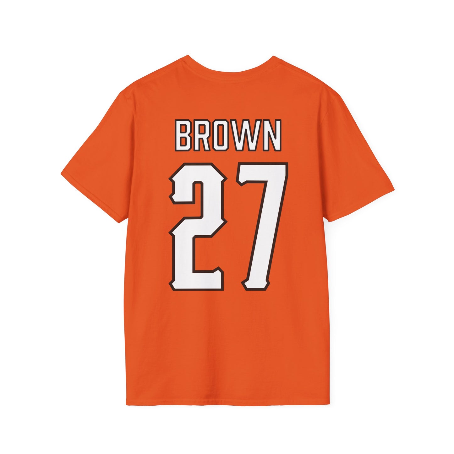 Matthew Brown #27 Orange Pokes T-Shirt