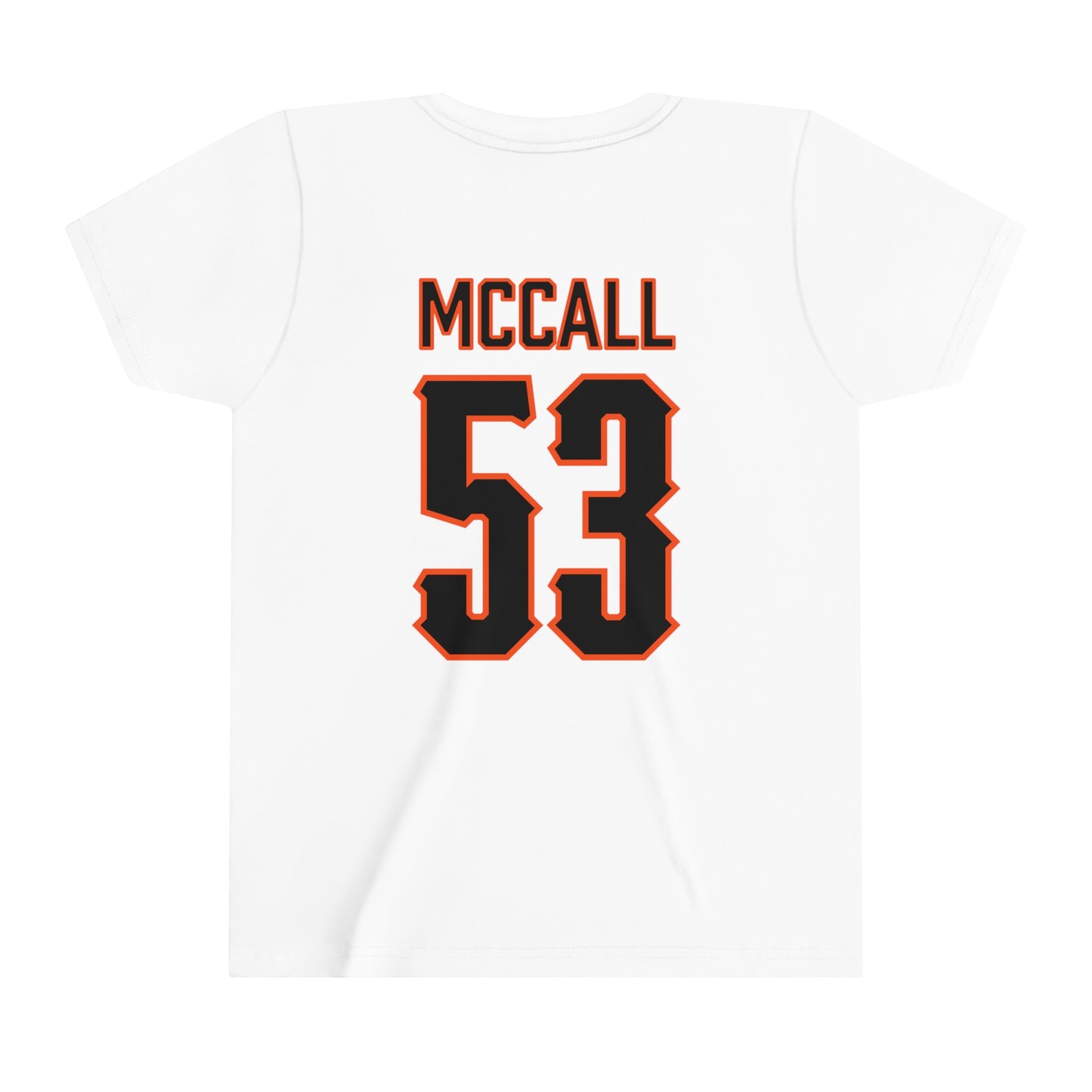 Youth Andrew McCall #53 Cursive Cowboys T-Shirt