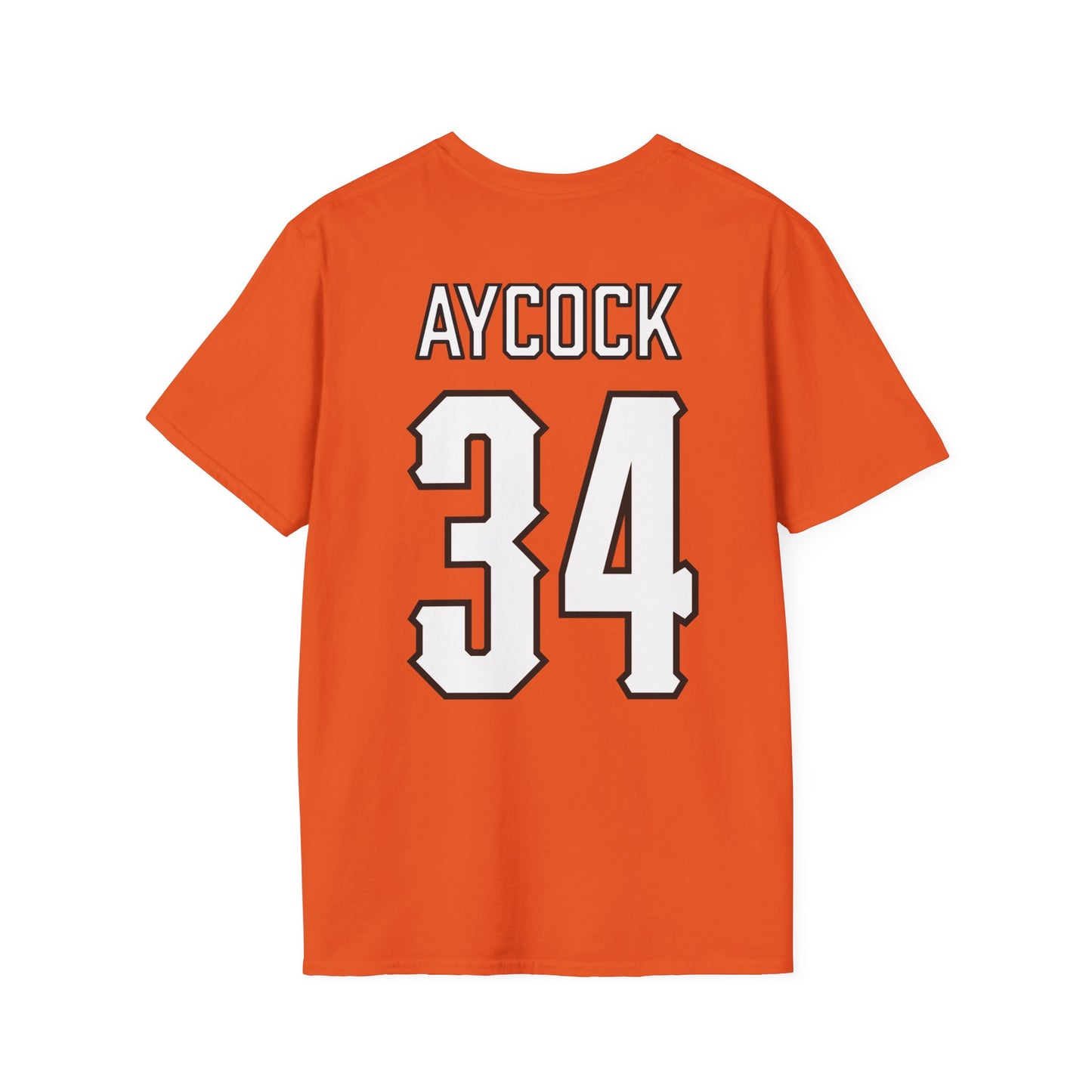 Kyra Aycock #34 Orange Pokes T-Shirt