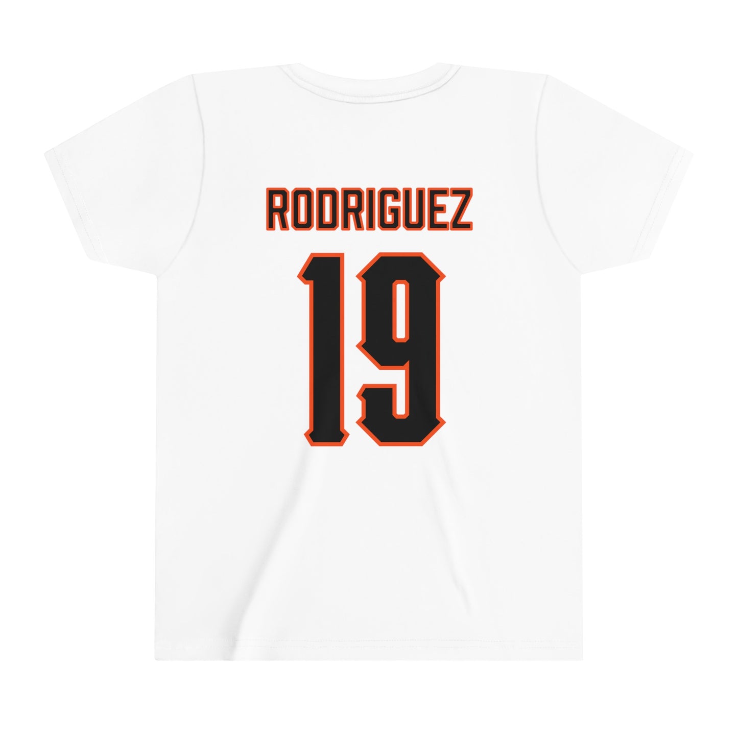 Youth Gabriel Rodriguez #19 Cursive Cowboys T-Shirt