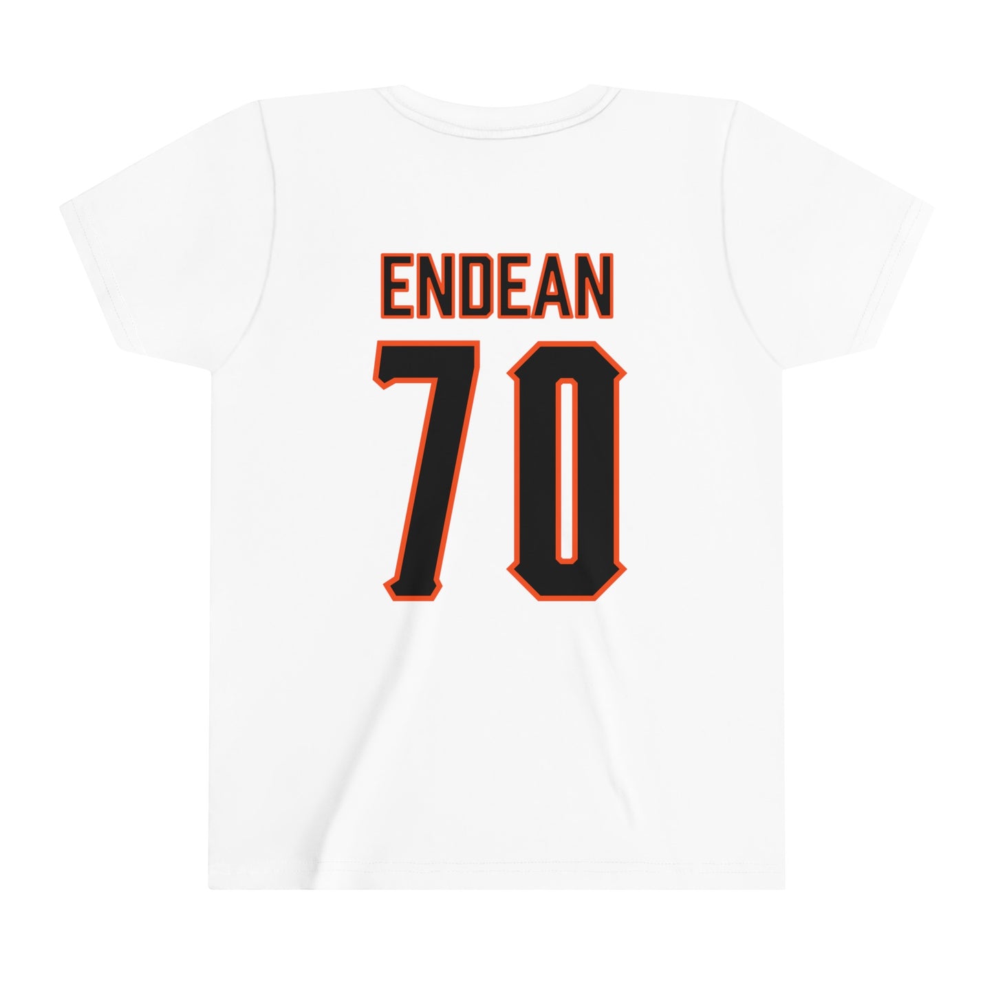 Youth Jack Endean #70 Cursive Cowboys T-Shirt