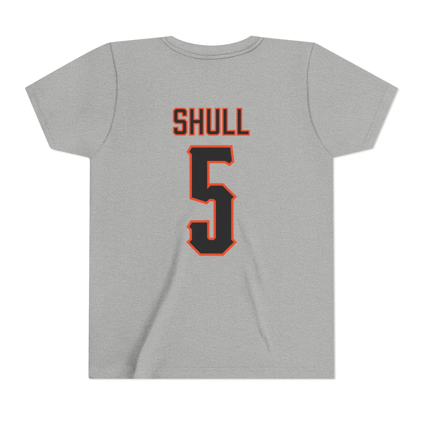 Youth Garrett Shull #5 Cursive Cowboys T-Shirt