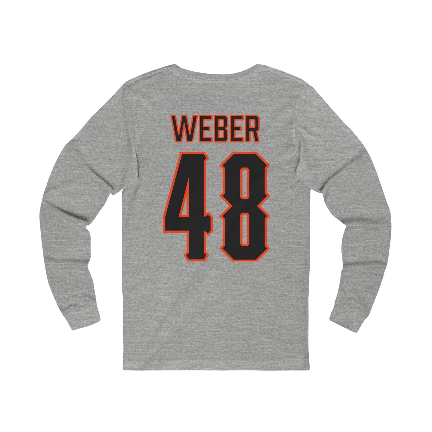 Aaron Weber #48 Cursive Cowboys Long Sleeve