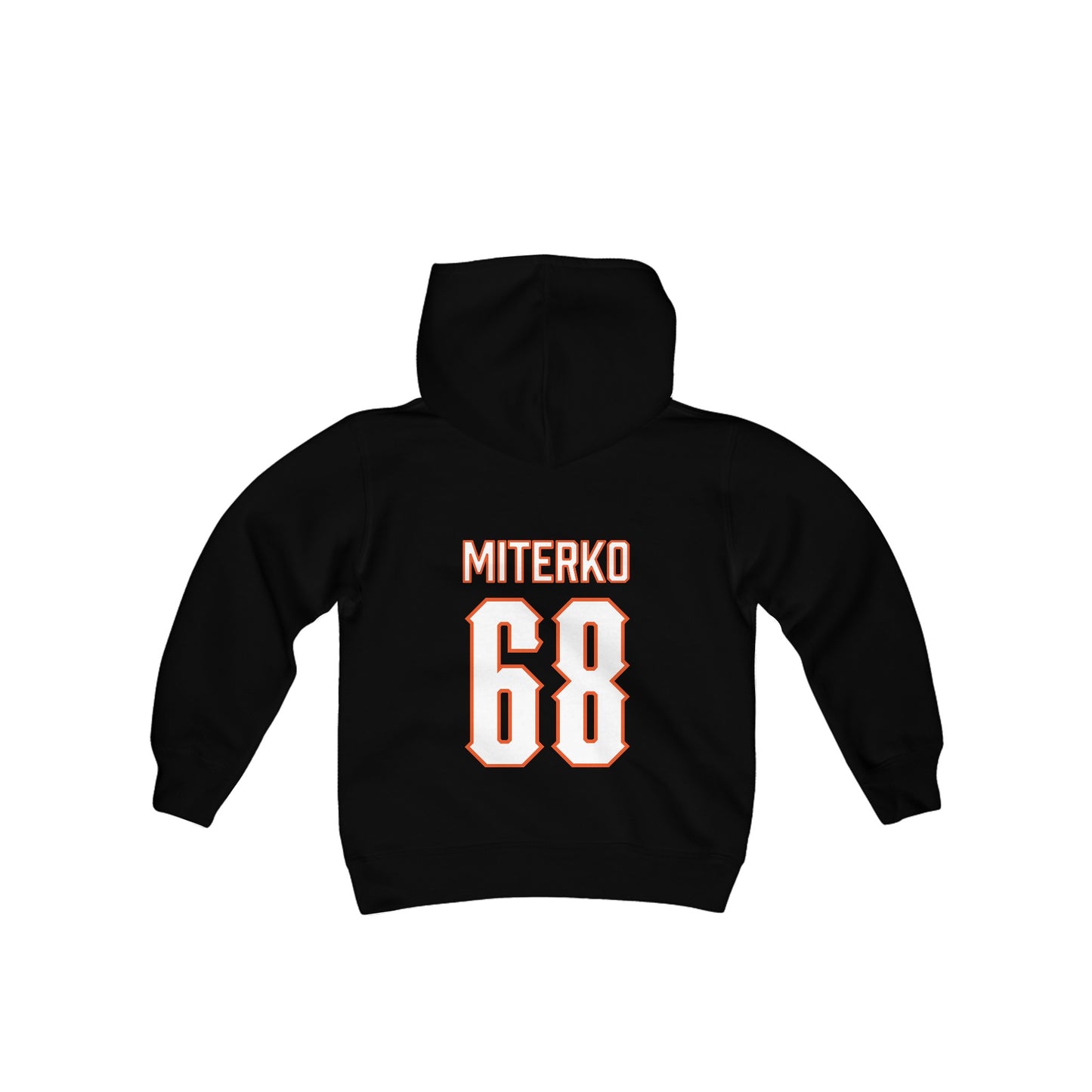 Youth Taylor Miterko #68 Cursive Cowboys Hoodie