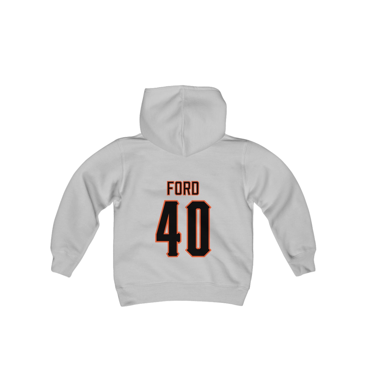 Youth Josh Ford #40 Cursive Cowboys Hoodie