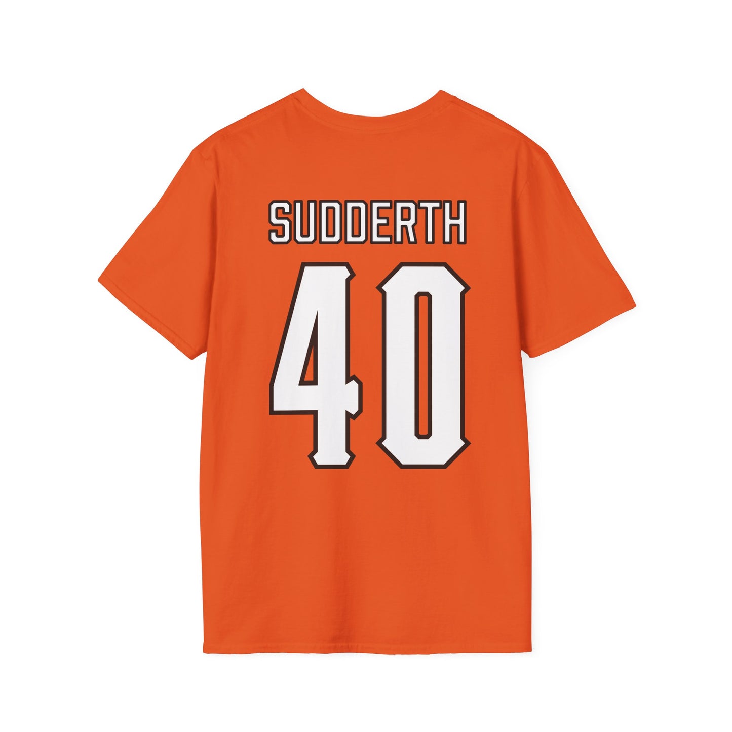 Cale Sudderth #40 Orange Pokes T-Shirt