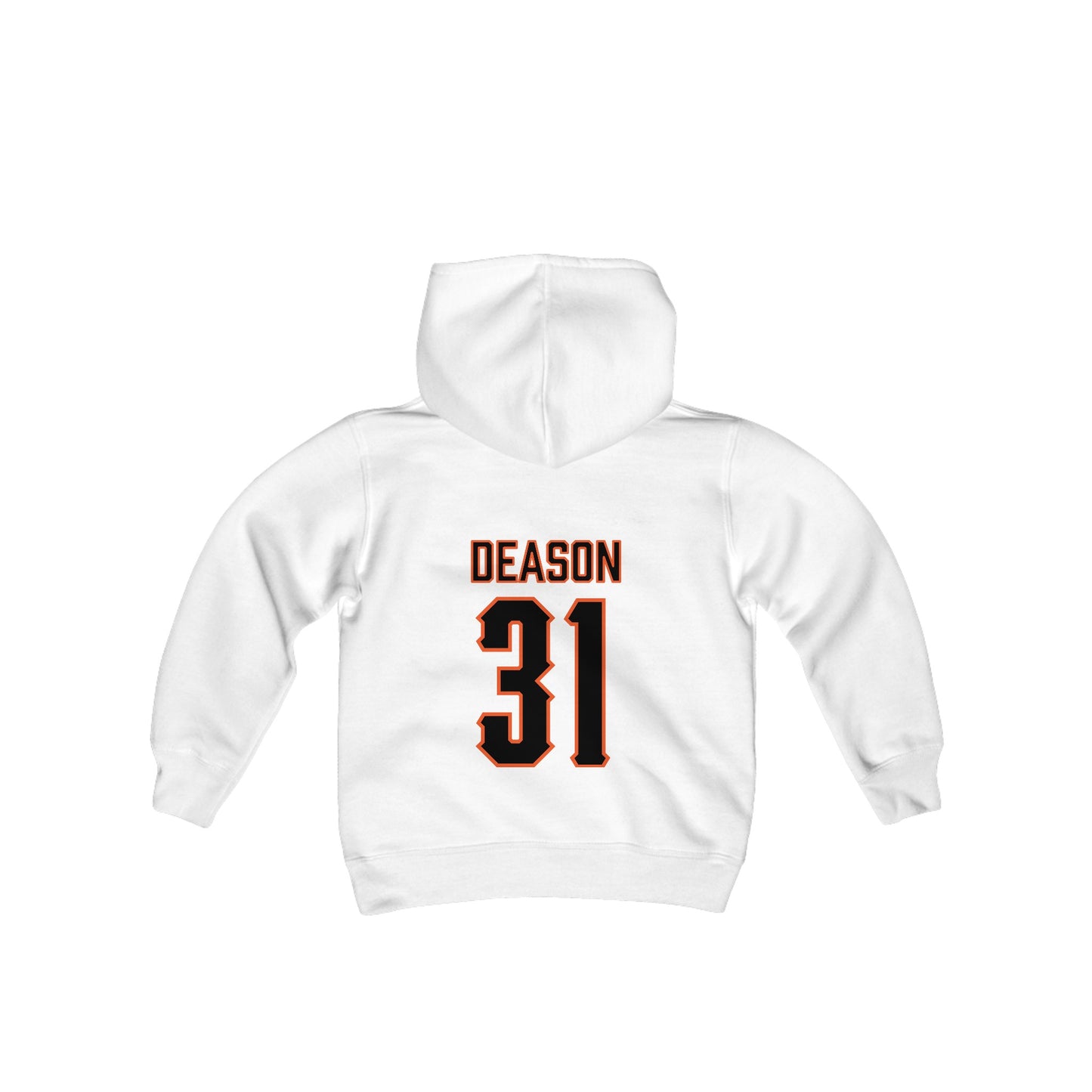 Youth Jaxon Deason #31 Cursive Cowboys Hoodie