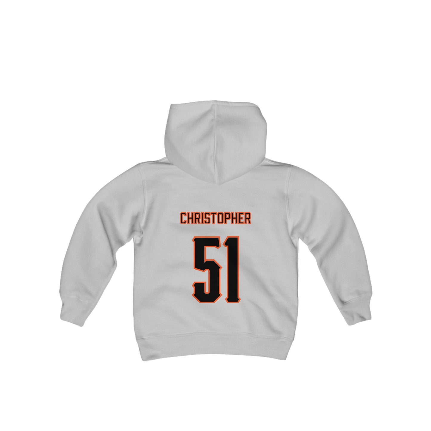 Youth Charlie Christopher #51 Cursive Cowboys Hoodie