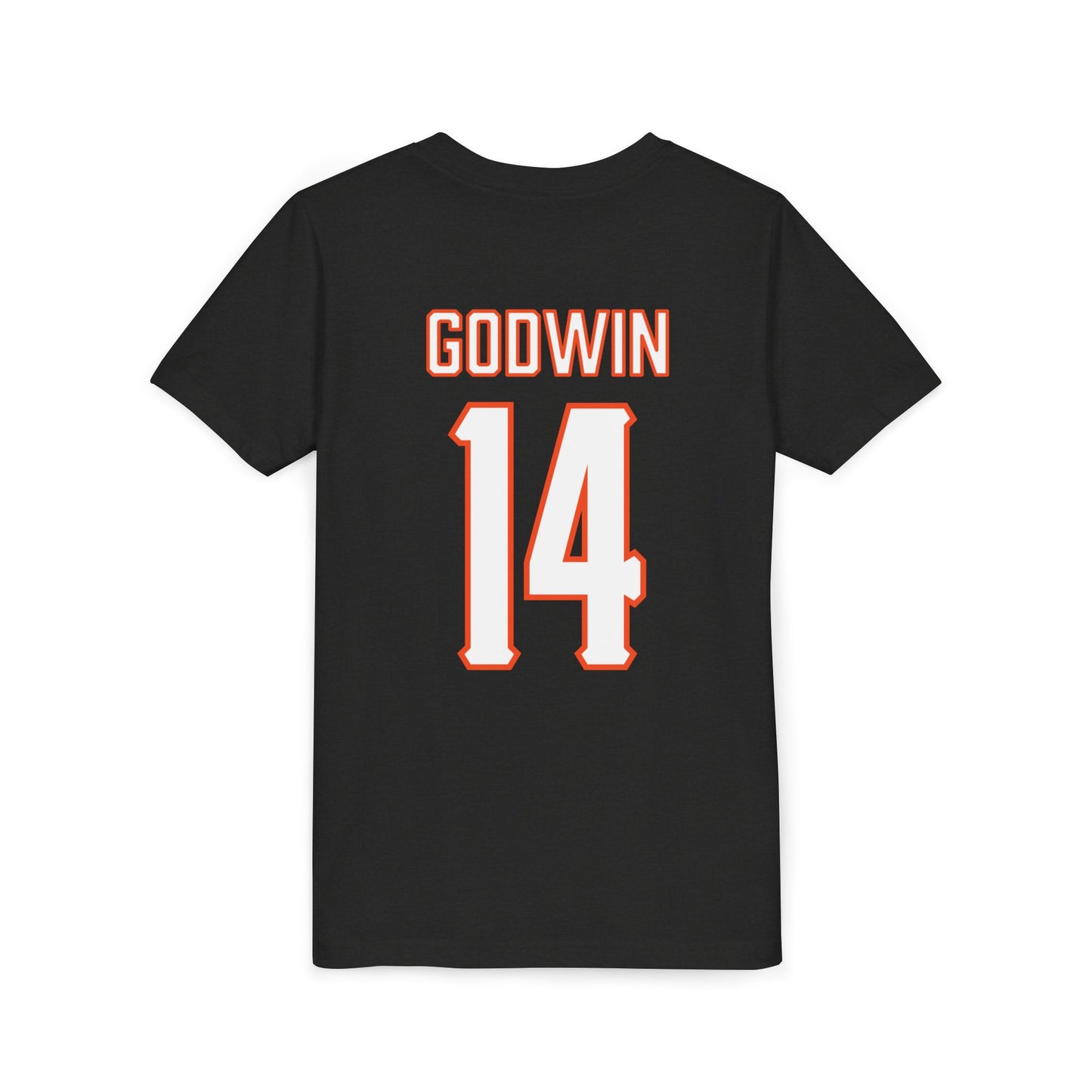 Youth Karli Godwin #14 Cursive Cowgirls T-Shirt