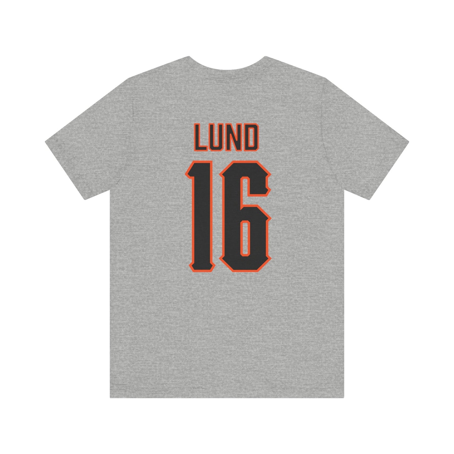 Ethan Lund #16 Cursive Cowboys T-Shirt