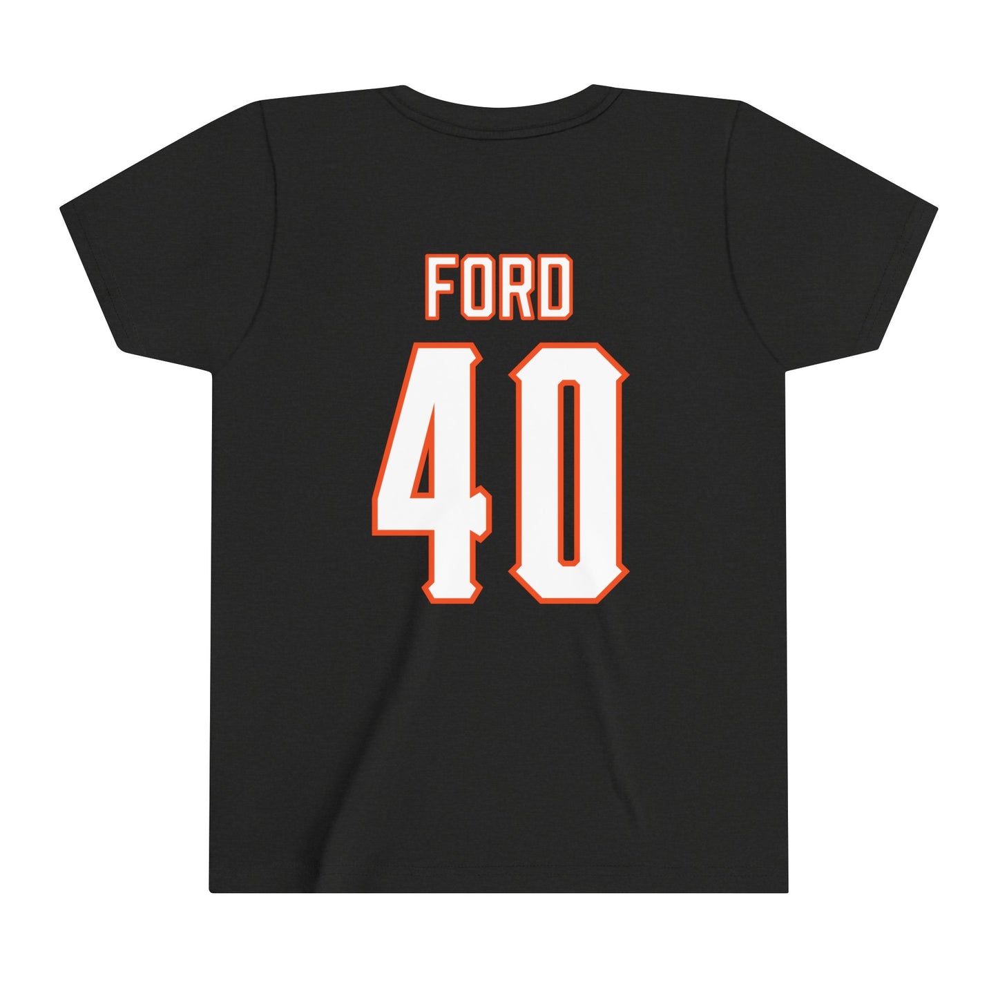 Youth Josh Ford #40 Cursive Cowboys T-Shirt