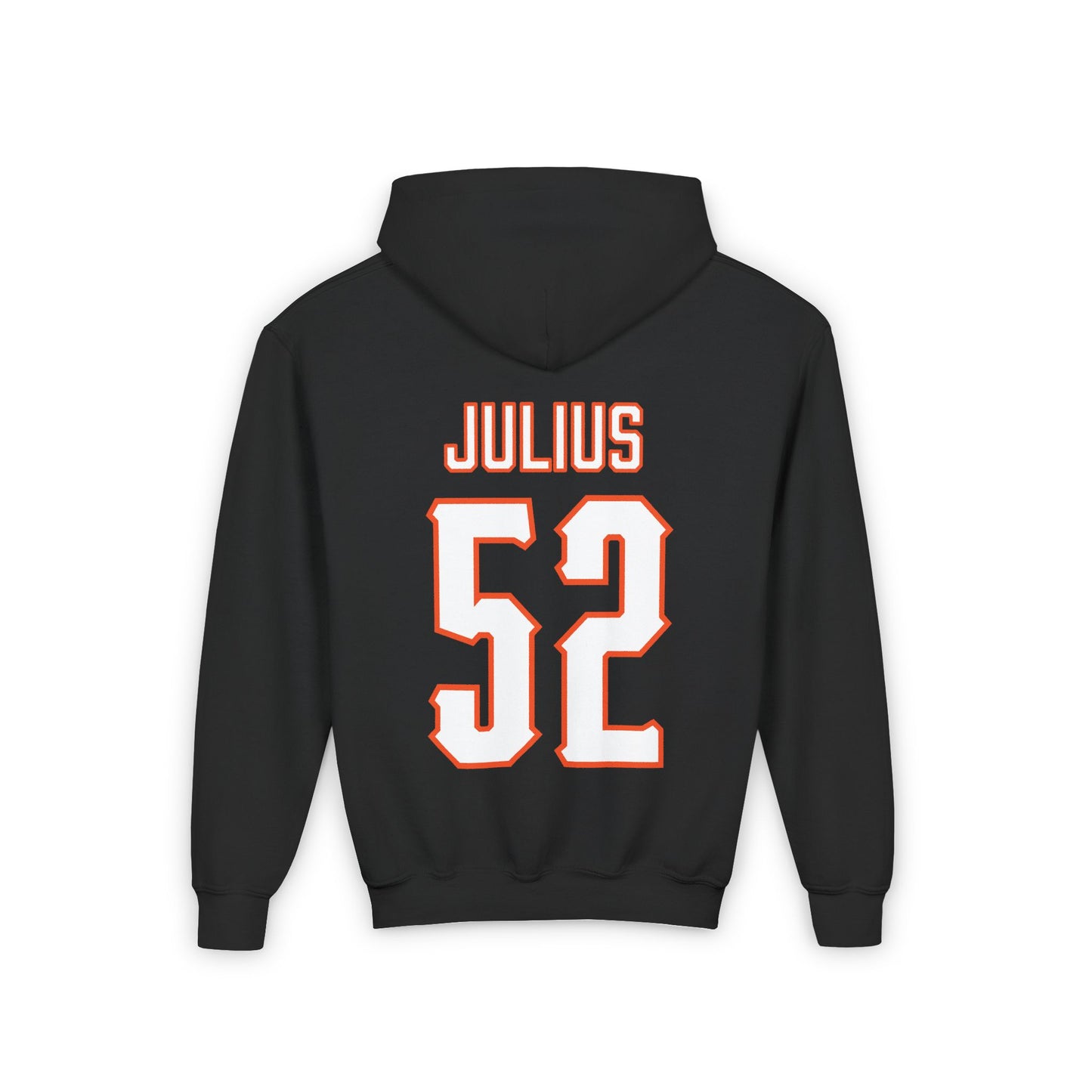 Youth Blake Julius #52 Cursive Cowboys Hoodie