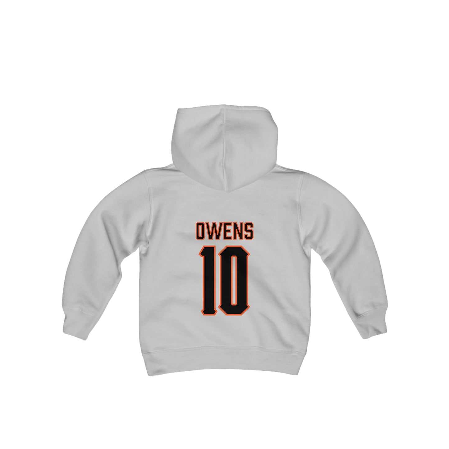 Youth Rashod Owens #10 Cursive Cowboys Hoodie