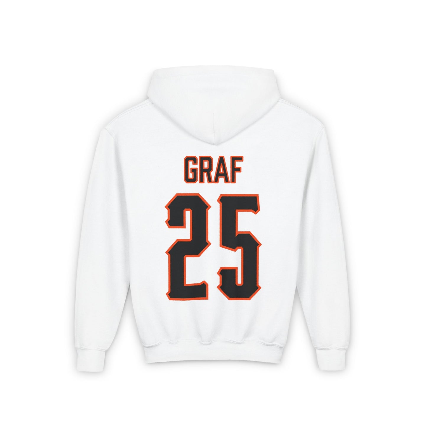 Youth Macy Graf #25 Cursive Cowgirls Hoodie