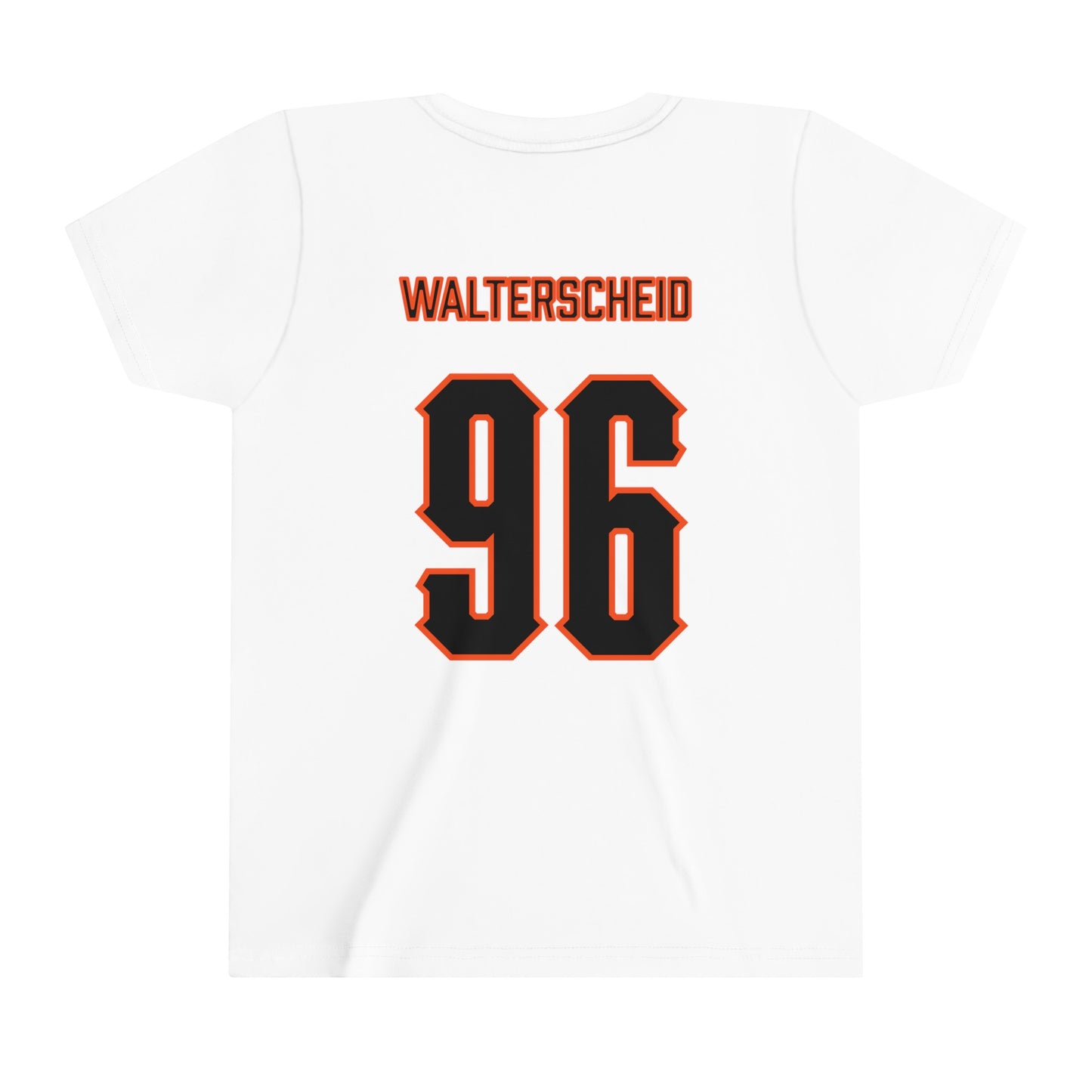 Youth Kody Walterscheid #96 Cursive Cowboys T-Shirt