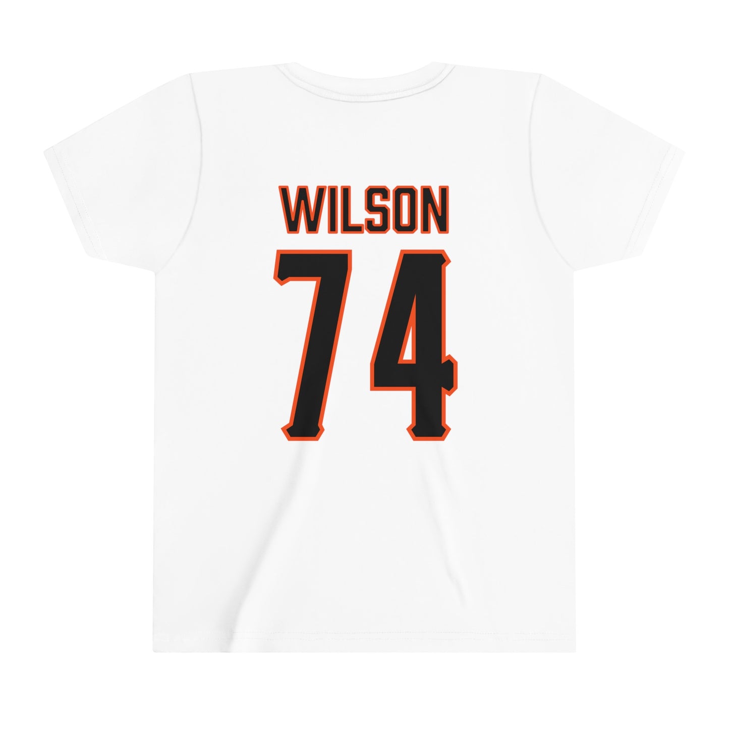 Youth Preston Wilson #74 Cursive Cowboys T-Shirt