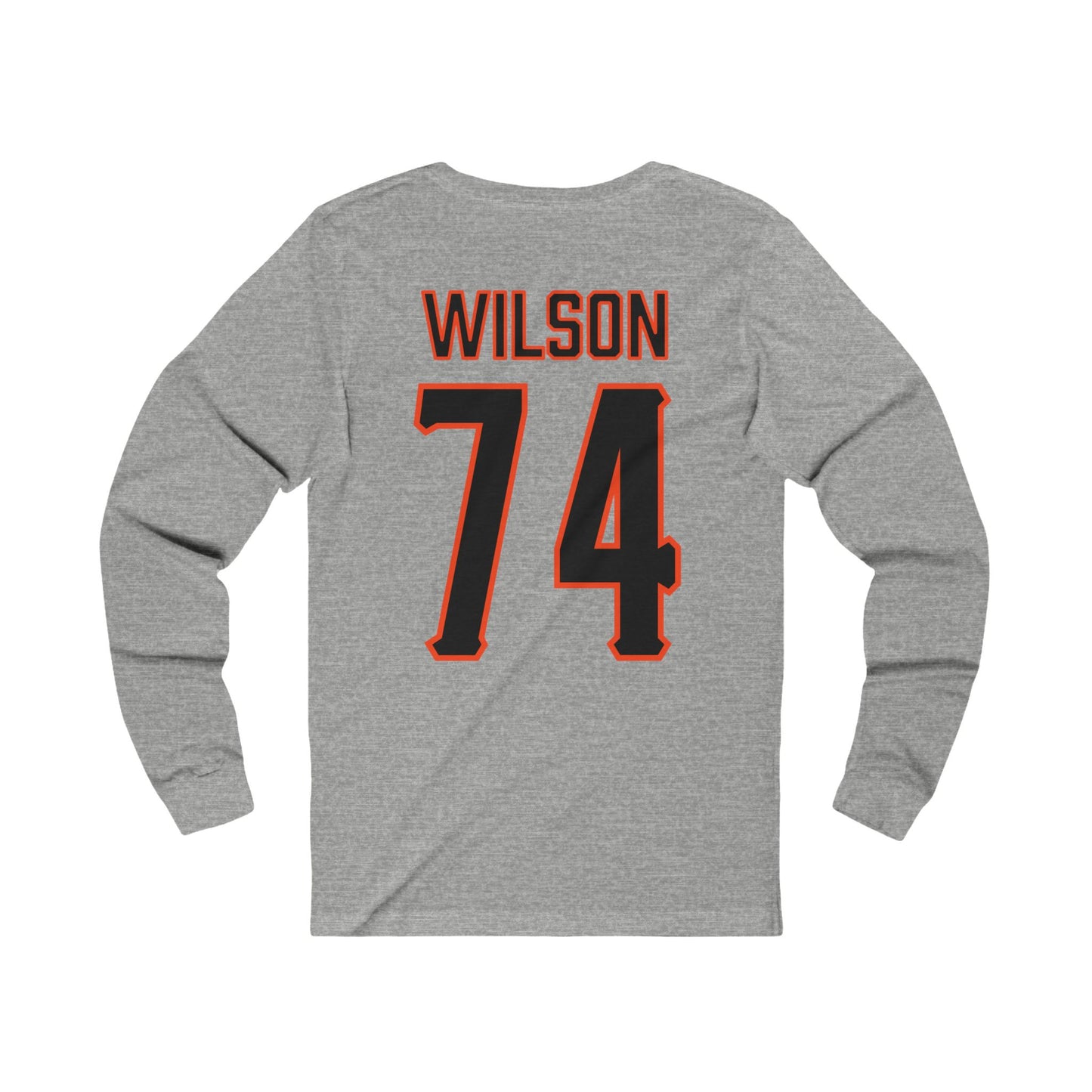 Preston Wilson #74 Cursive Cowboys Long Sleeve