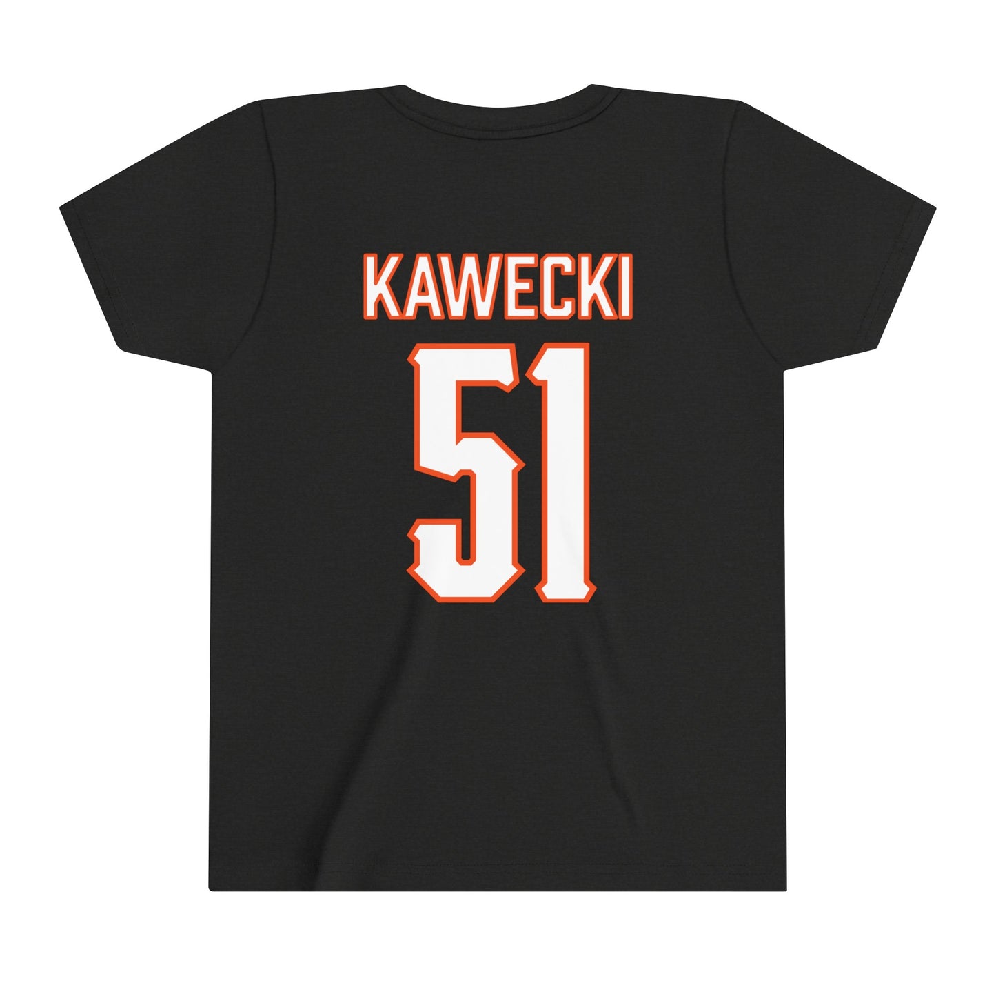 Youth Austin Kawecki #51 Cursive Cowboys T-Shirt