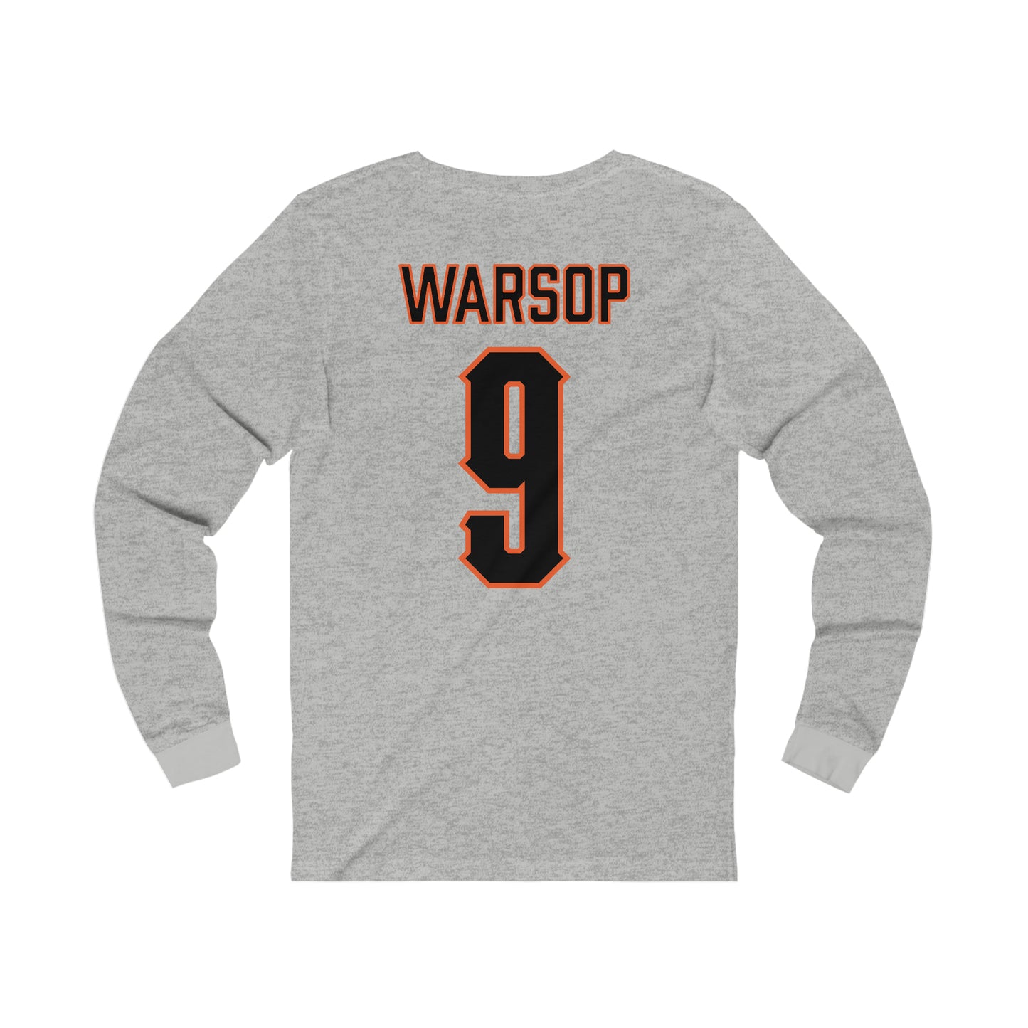 Tia Warsop #9 Cursive Cowgirls Long Sleeve T-Shirt