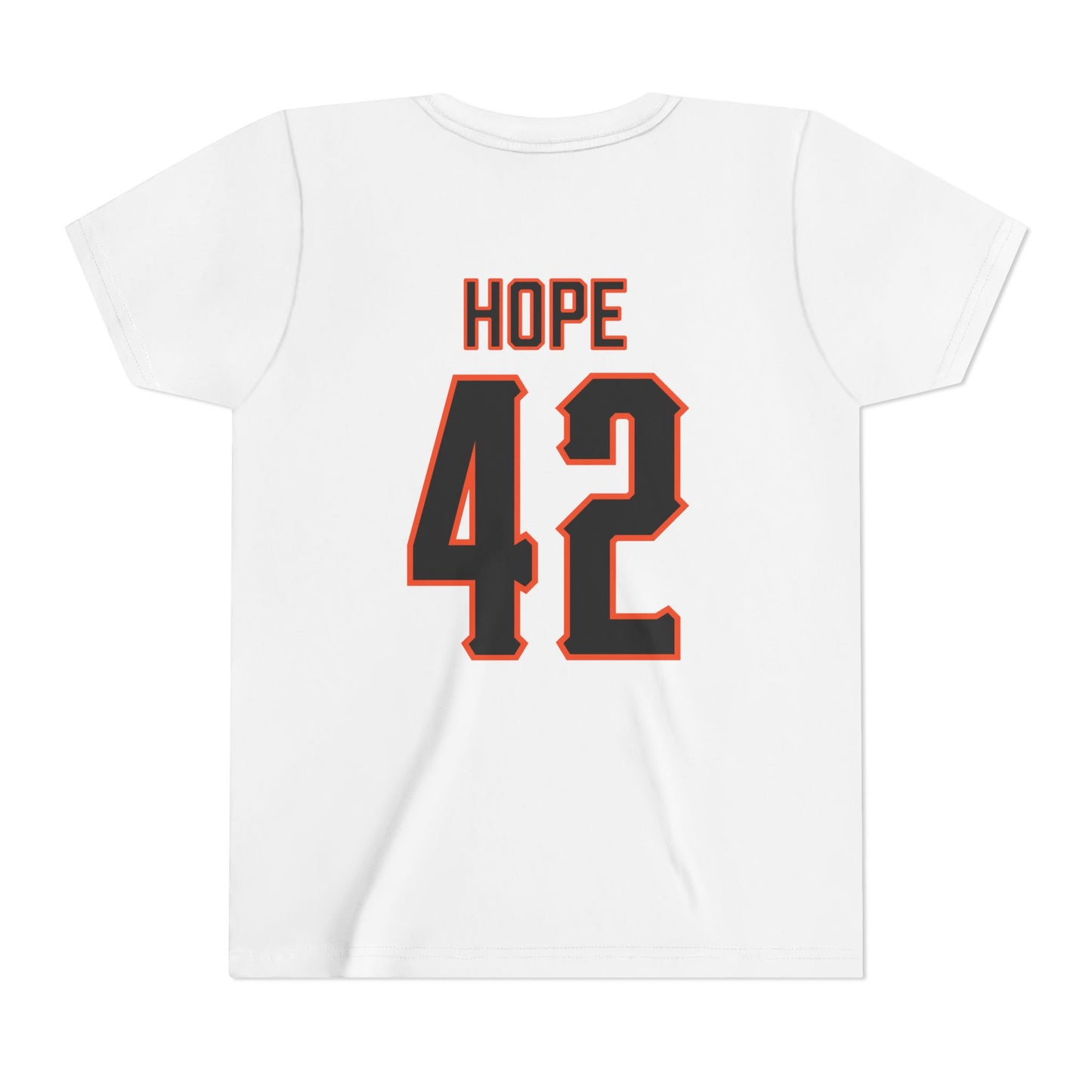 Youth Jett Hope #42 Cursive Cowboys T-Shirt