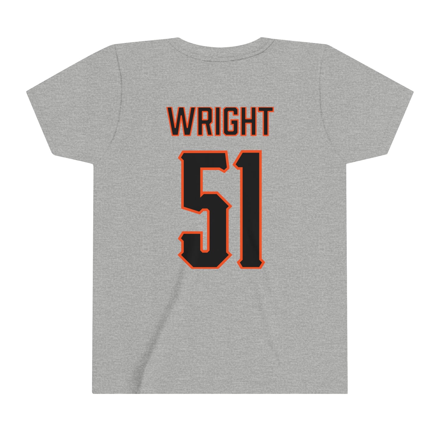 John-Michael Wright #51 Cursive Cowboys Youth T-Shirt