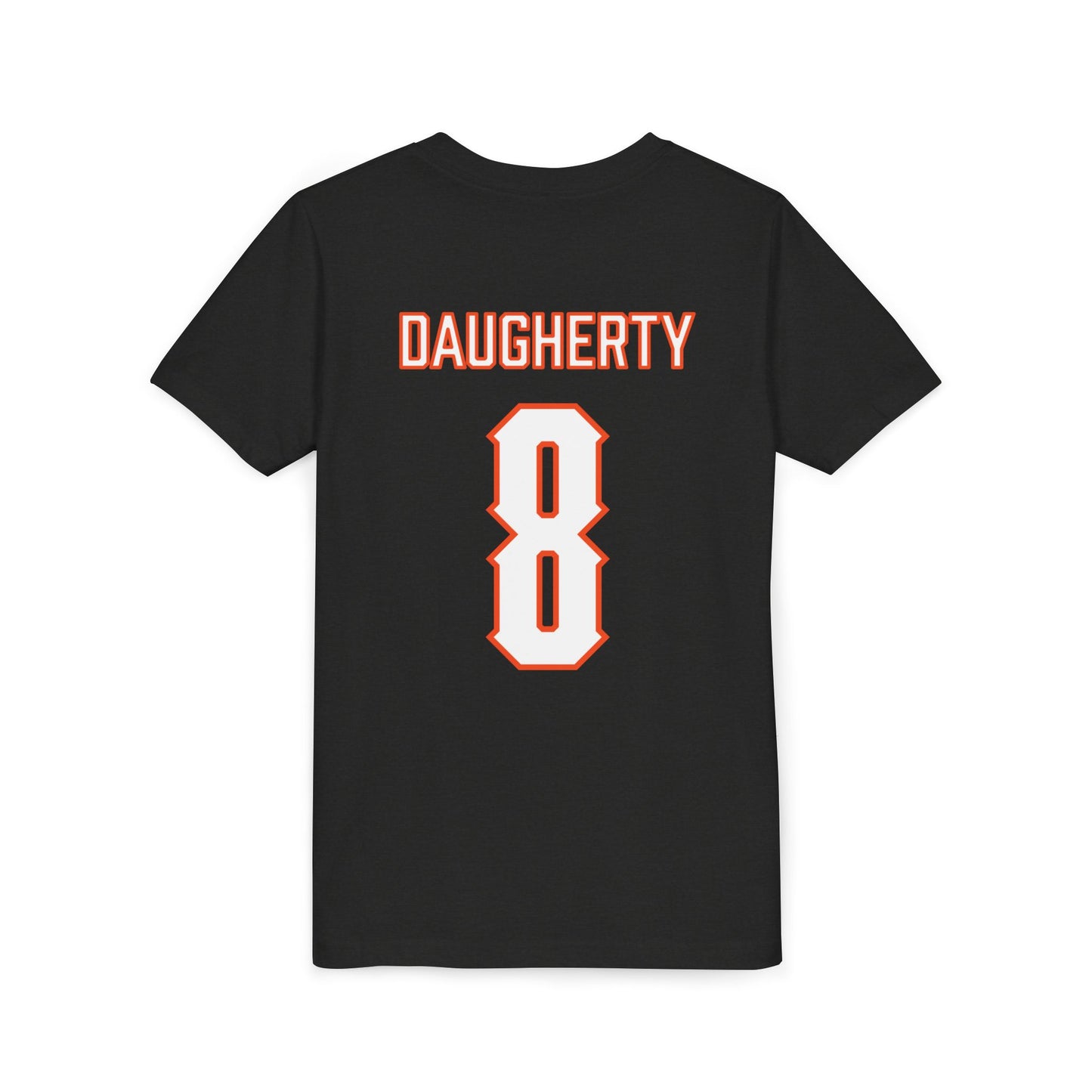 Youth Ian Daugherty #8 Cursive Cowboys T-Shirt