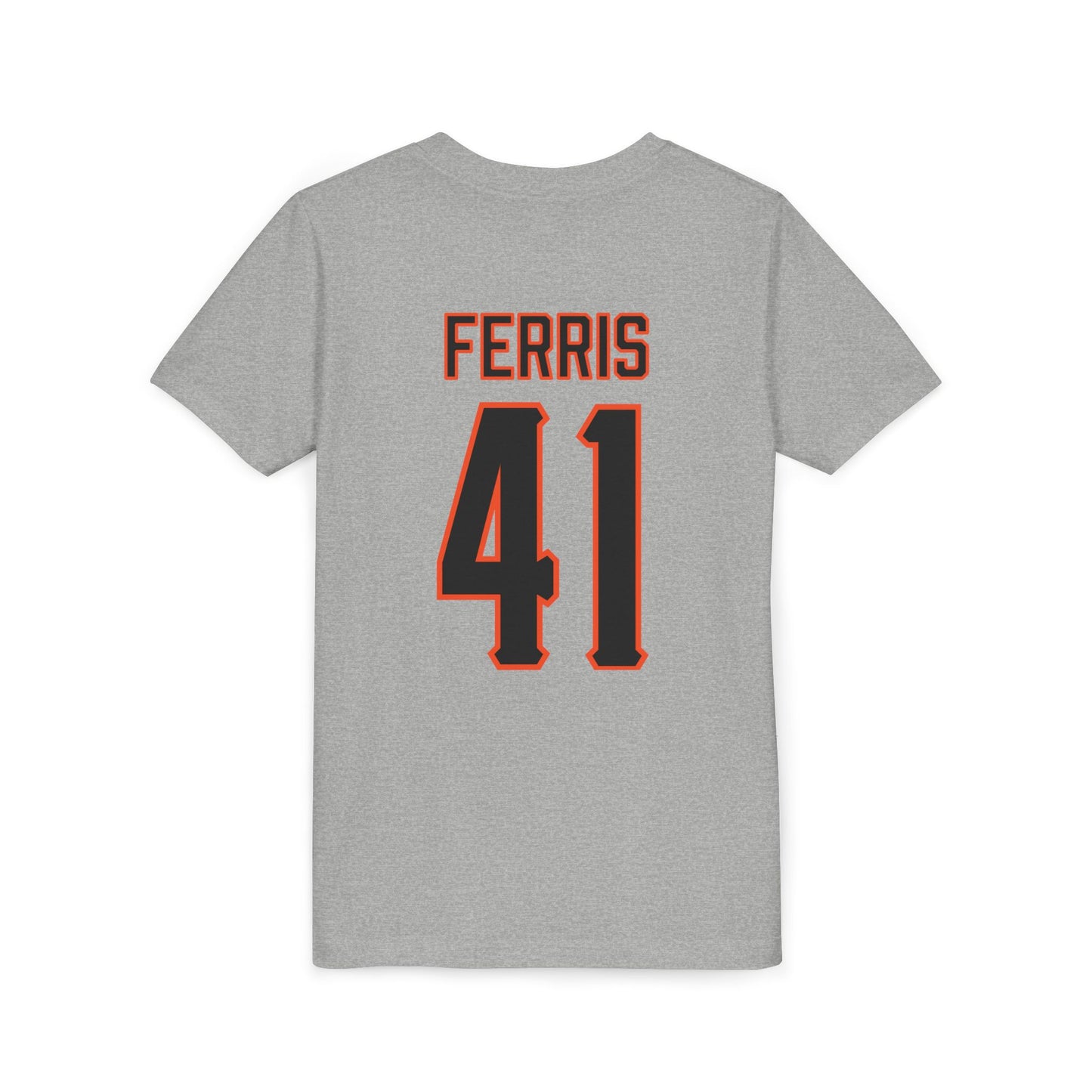 Youth Kash Ferris #41 Cursive Cowboys T-Shirt