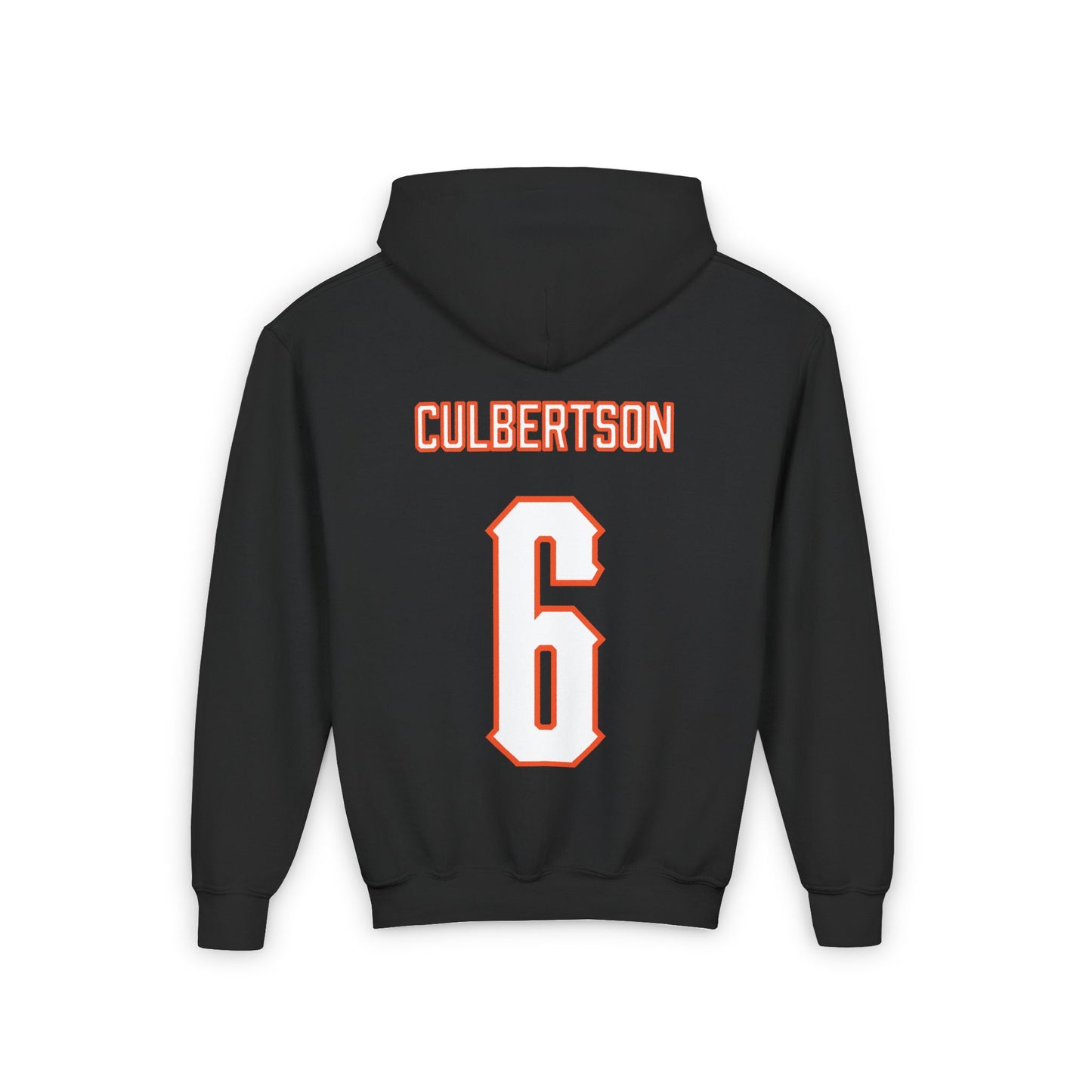 Youth Drew Culbertson #6 Cursive Cowboys Hoodie