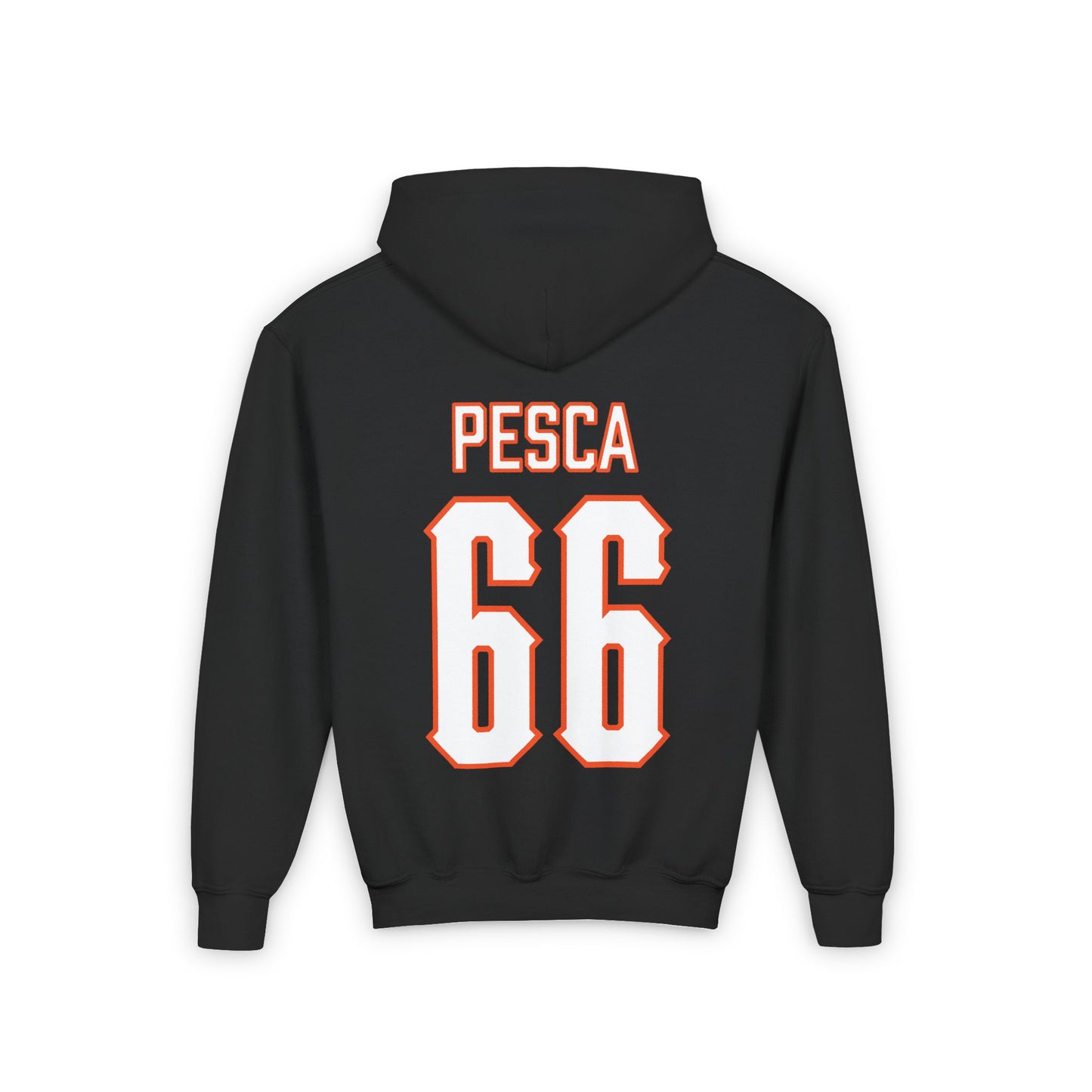 Youth M Pesca #66 Cursive Cowboys Hoodie