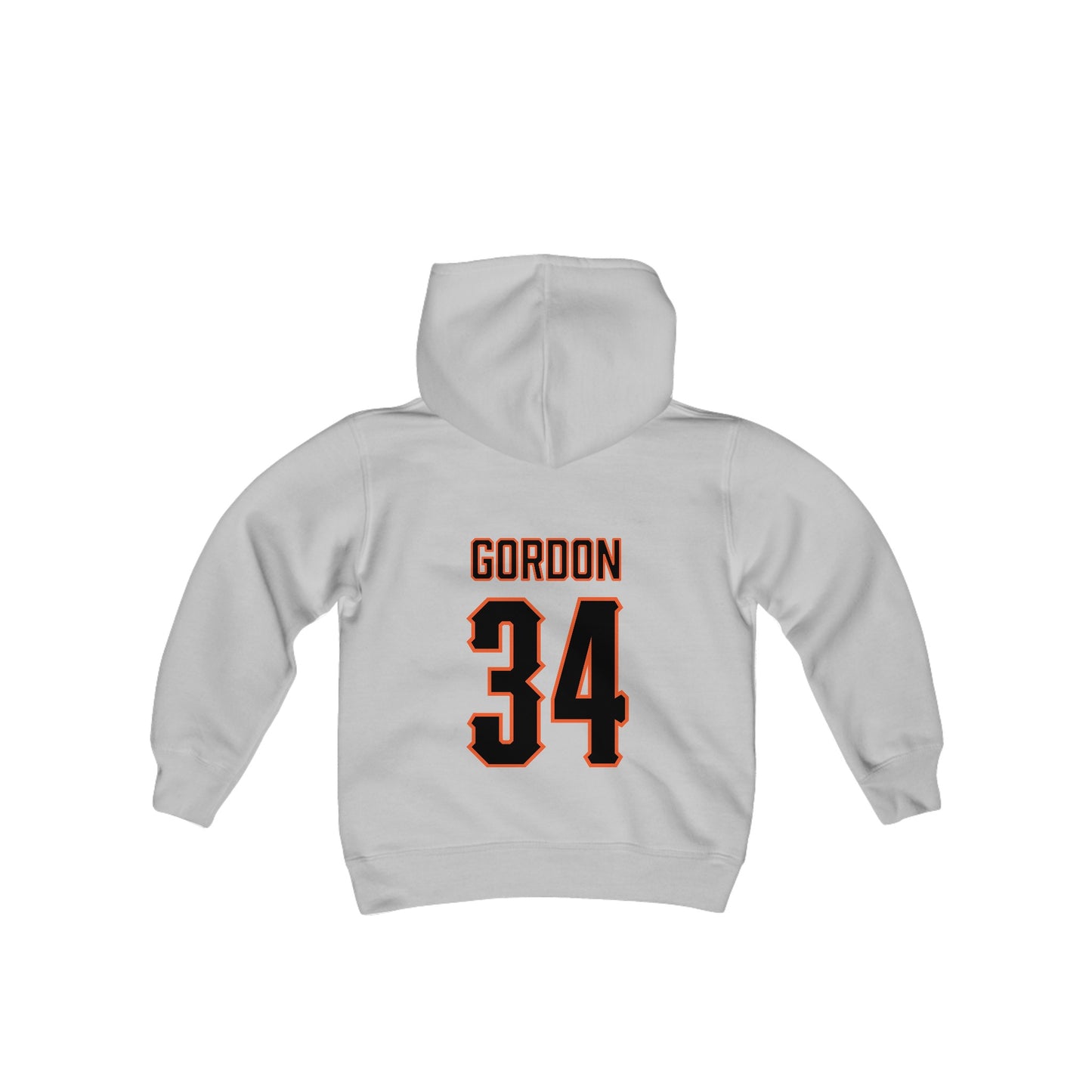 Youth Grace Gordon #34 Cursive Cowgirls Hoodie