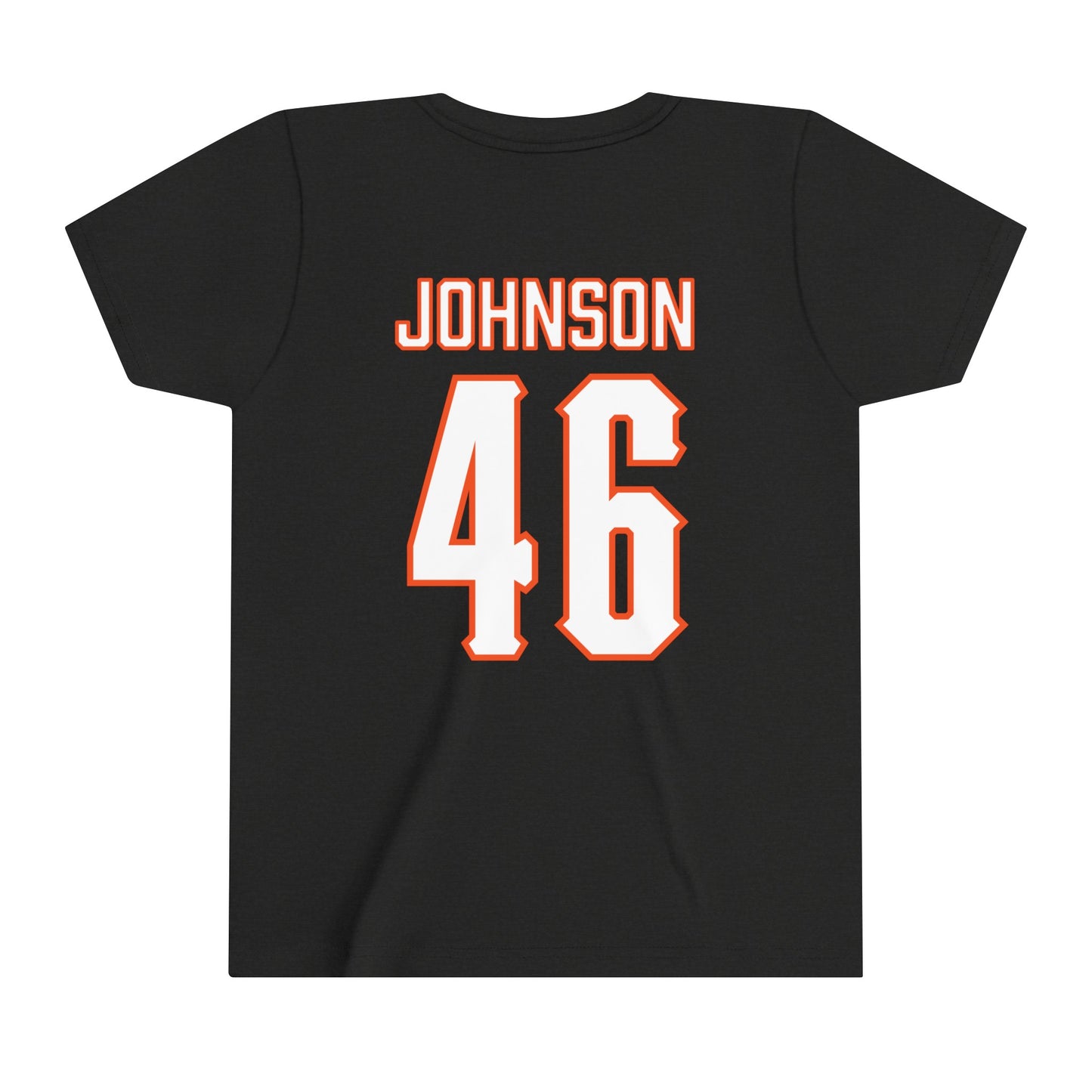 Youth Temerrick Johnson #46 Cursive Cowboys T-Shirt