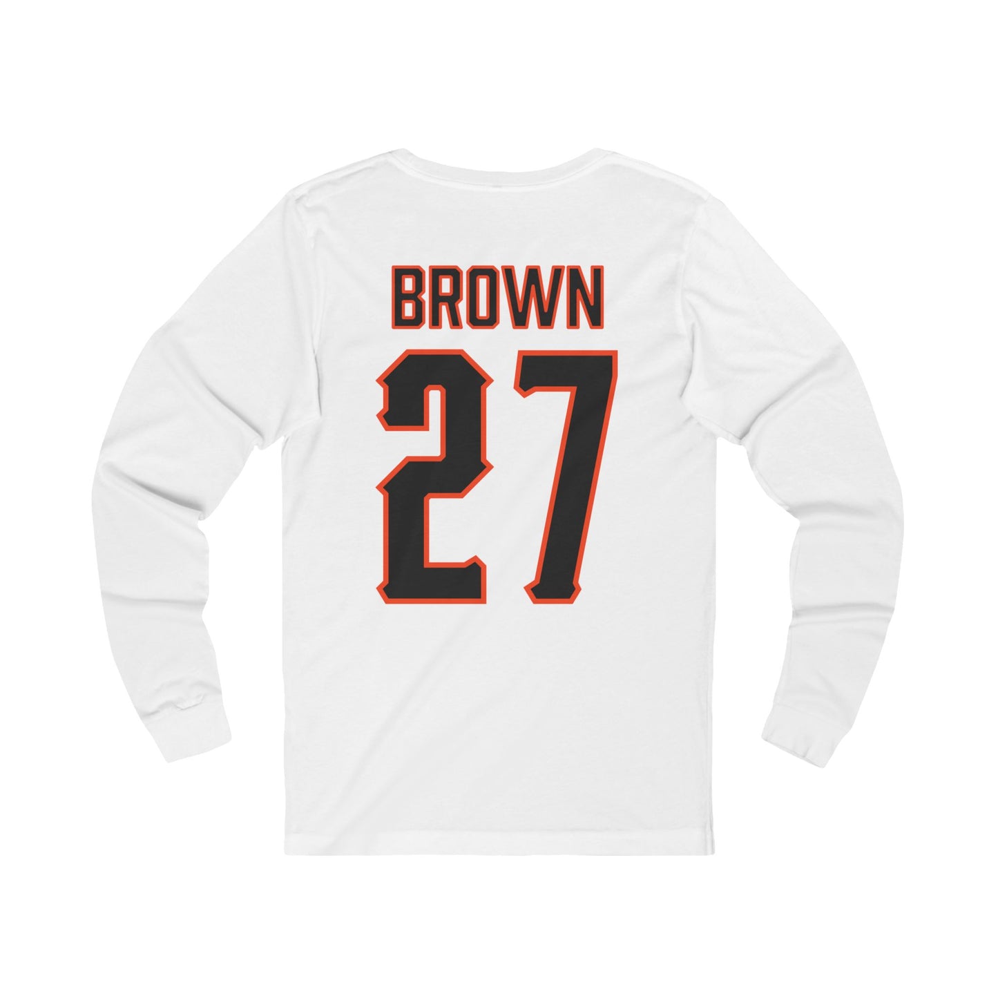 Matthew Brown #27 Cursive Cowboys Long Sleeve