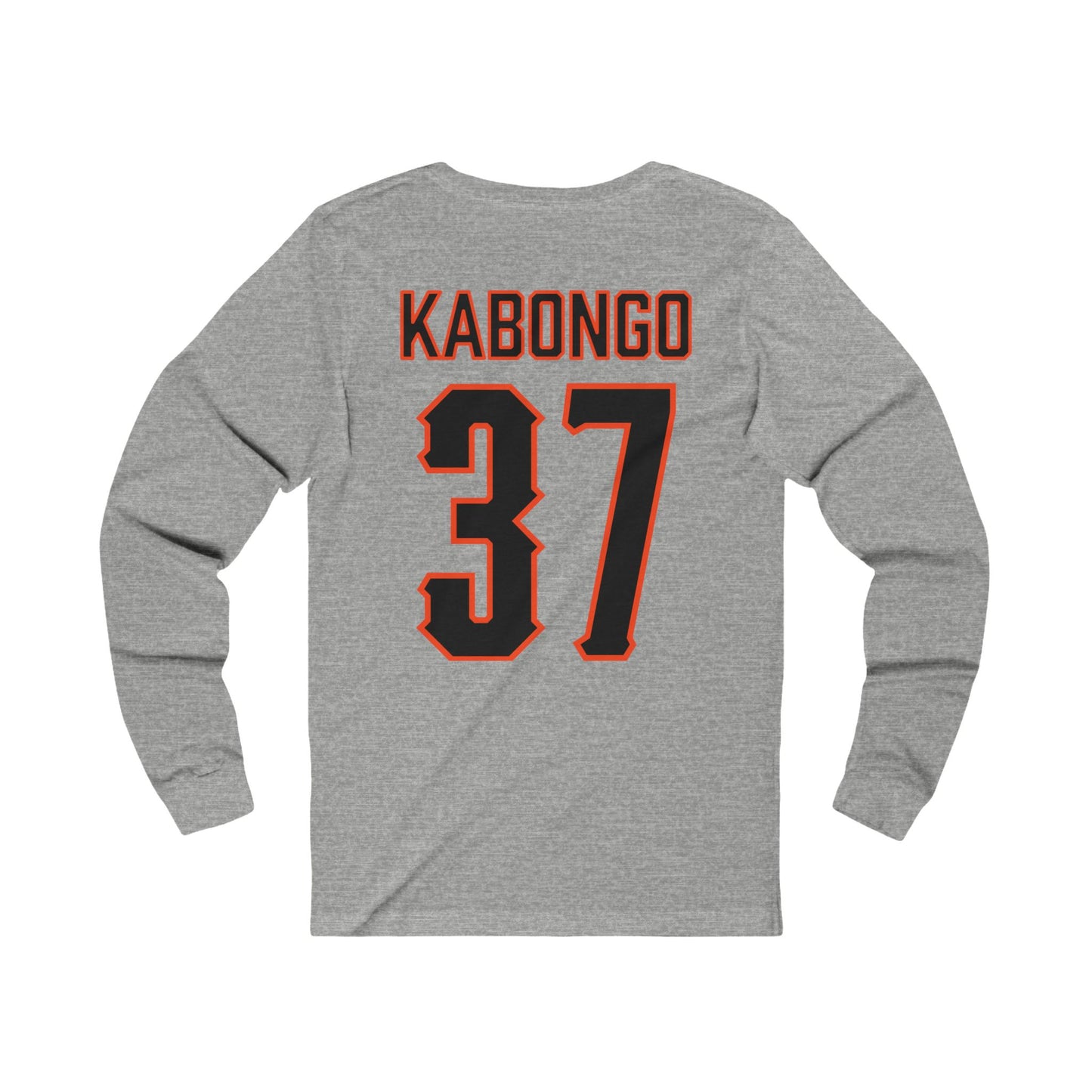 David Kabongo #37 Cursive Cowboys Long Sleeve