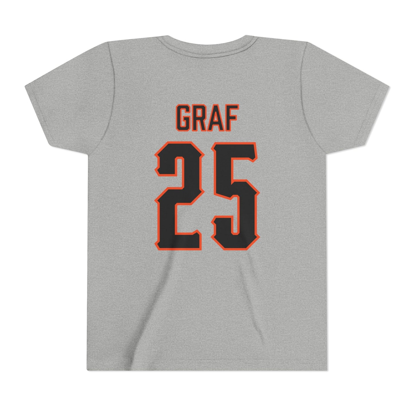 Youth Macy Graf #25 Cursive Cowgirls T-Shirt