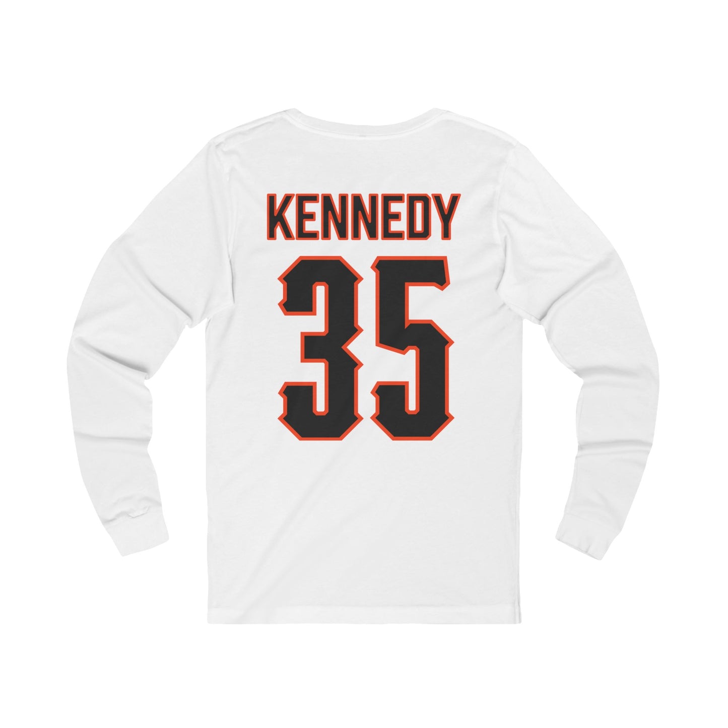 Jake Kennedy #35 Cursive Cowboys Long Sleeve