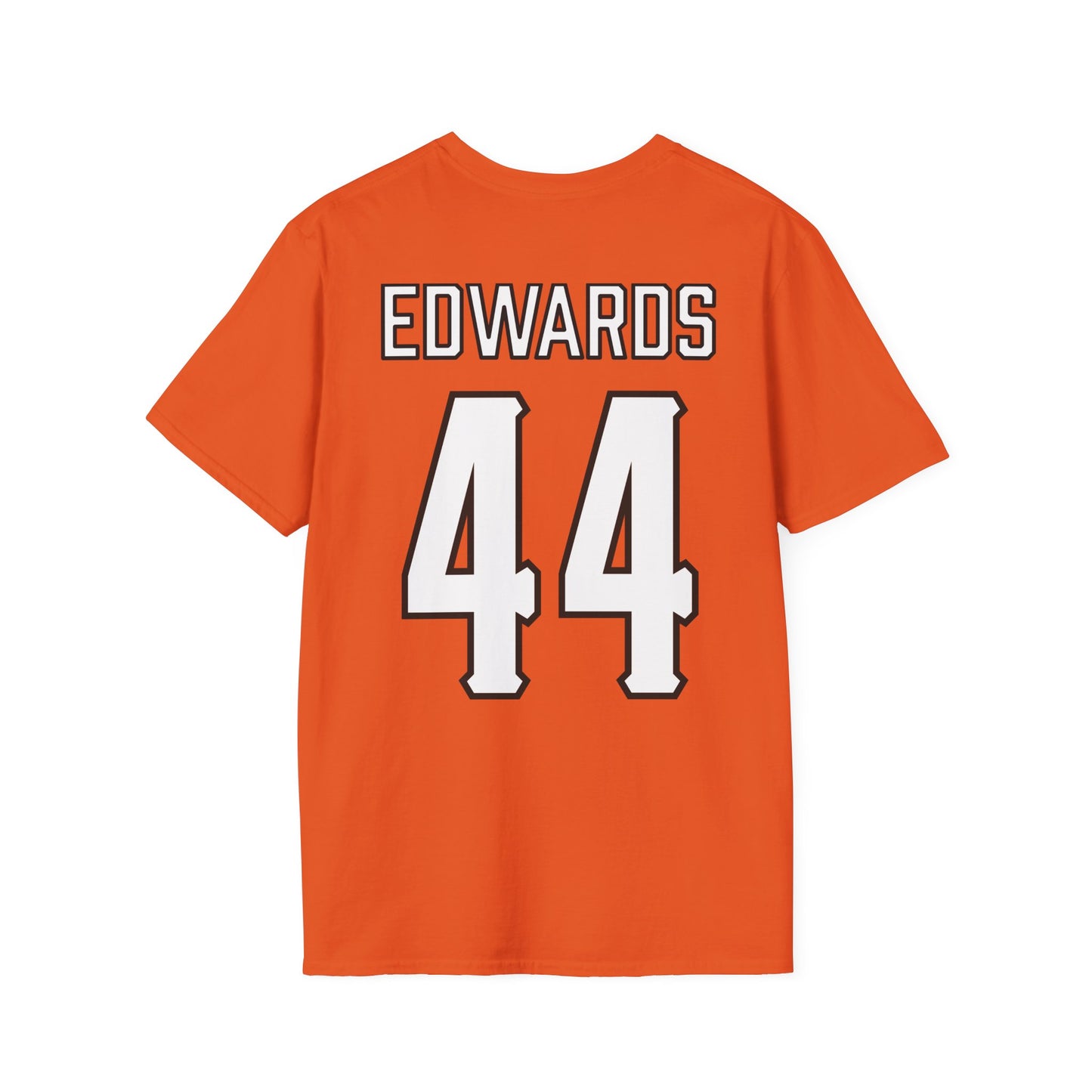 Tallen Edwards #44 Orange Cursive Cowgirls T-Shirt