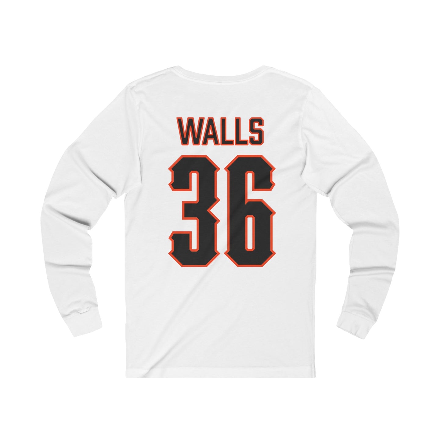 Ty Walls #36 Cursive Cowboys Long Sleeve