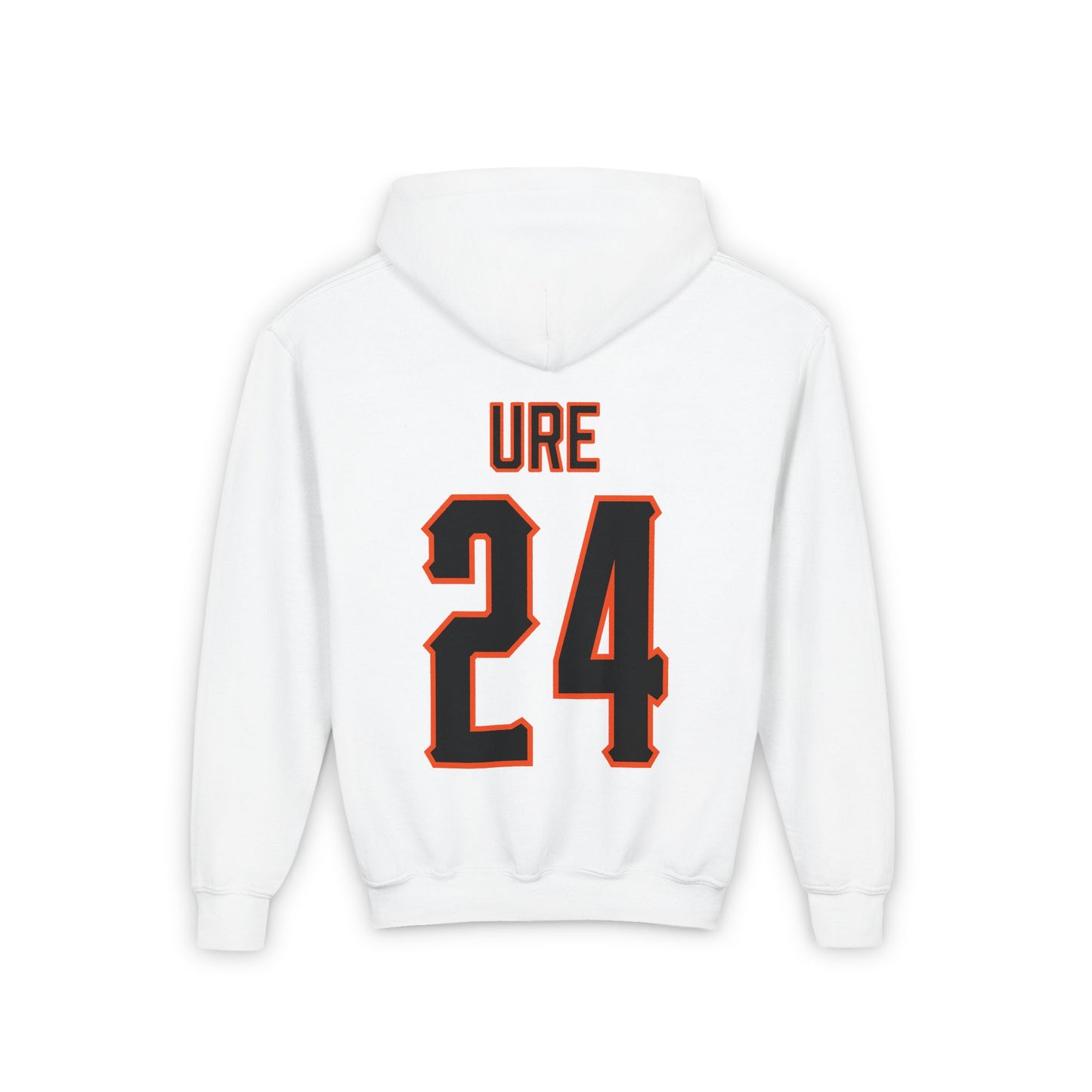 Youth Ryan Ure #24 Cursive Cowboys Hoodie