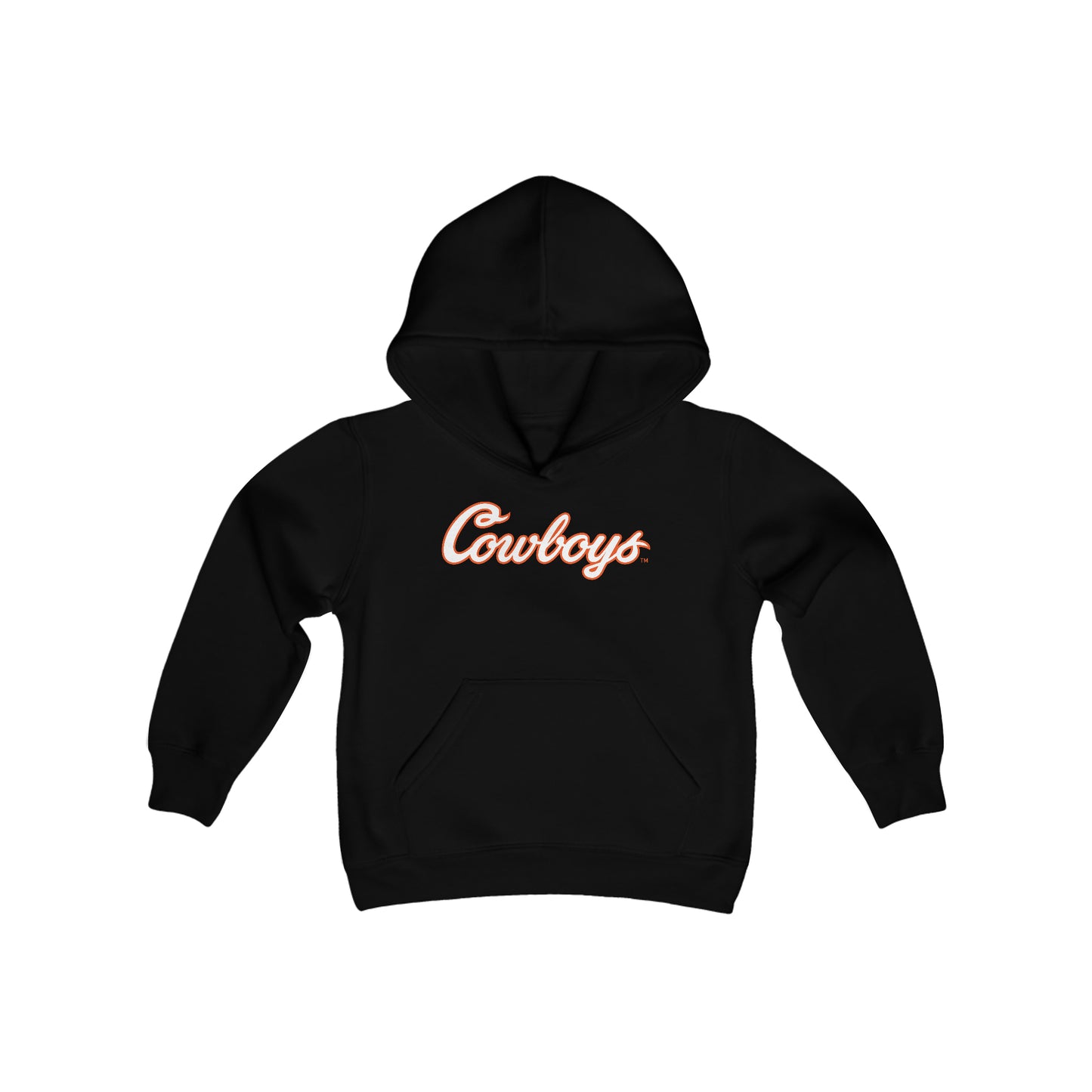Cale Cabbiness #83 Cursive Cowboys Youth Hoodie