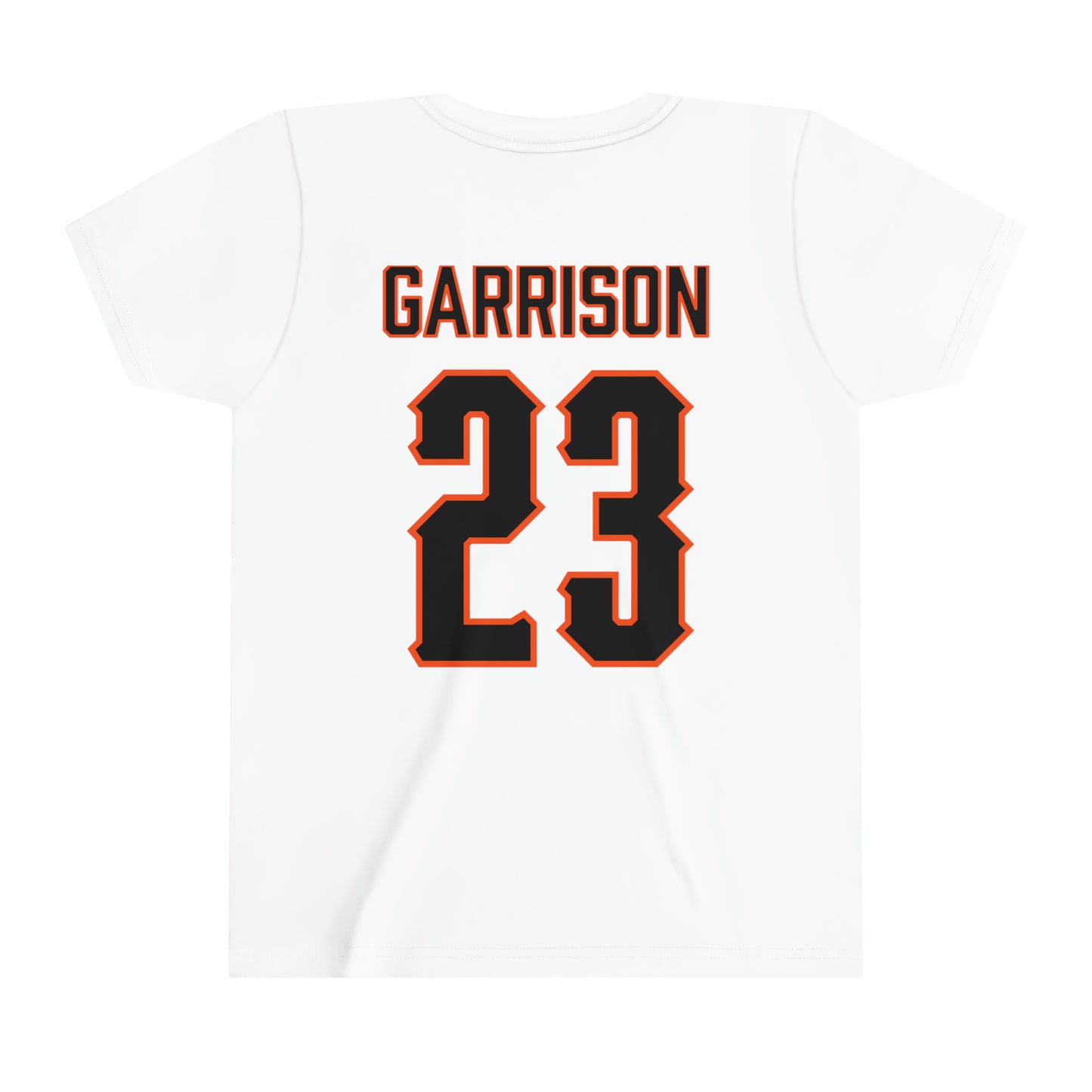 Brandon Garrison #23 Cursive Cowboys Youth T-Shirt
