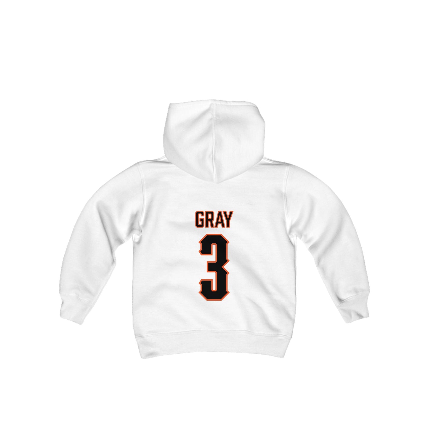 Youth Micah Gray #3 Cursive Cowgirls Hoodie