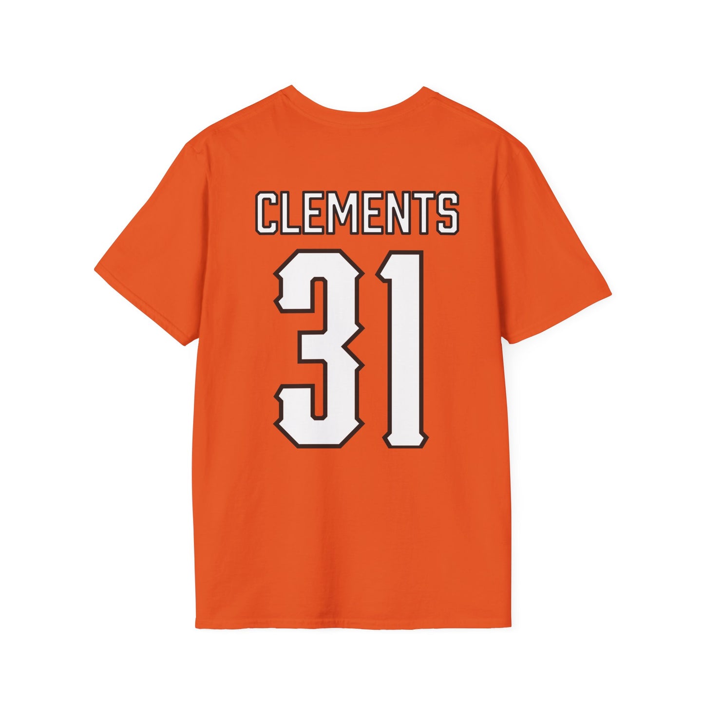 Chance Clements #31 Orange Pokes T-Shirt